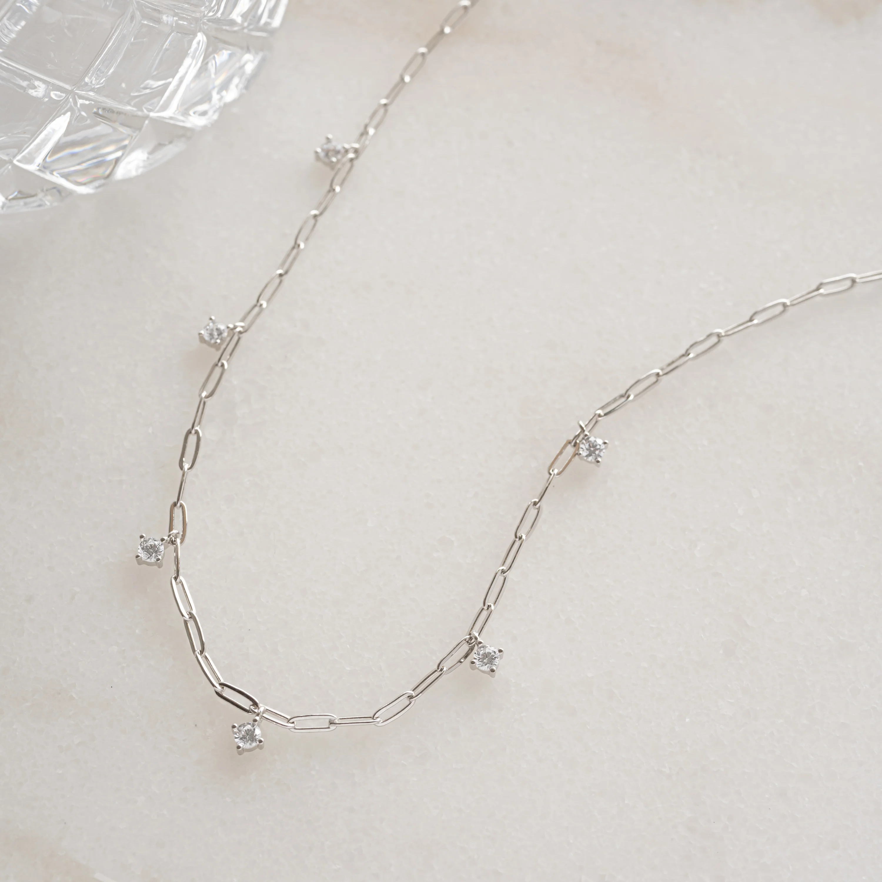 Paperclip Charm Necklace - Image 3