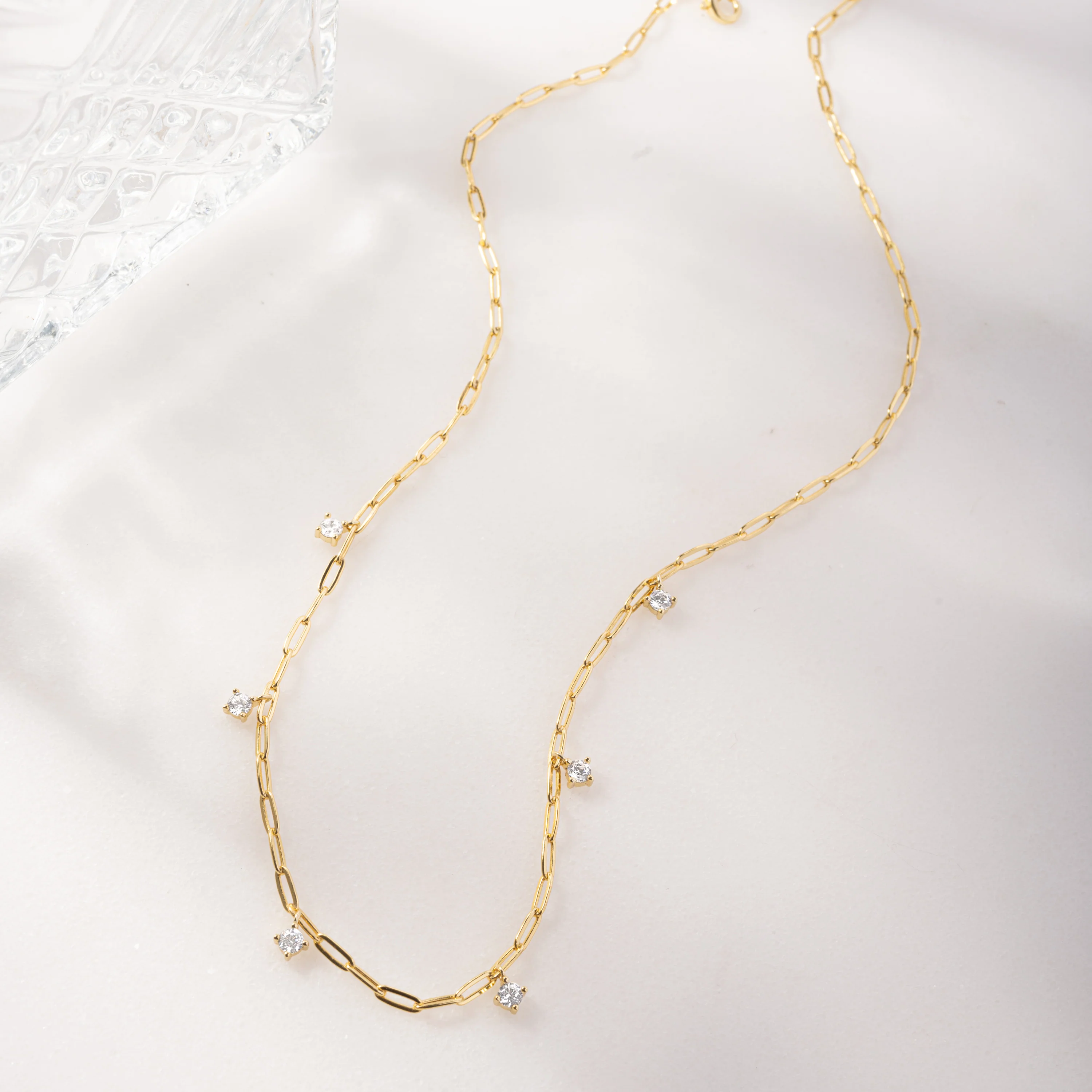 Paperclip Charm Necklace - Image 5
