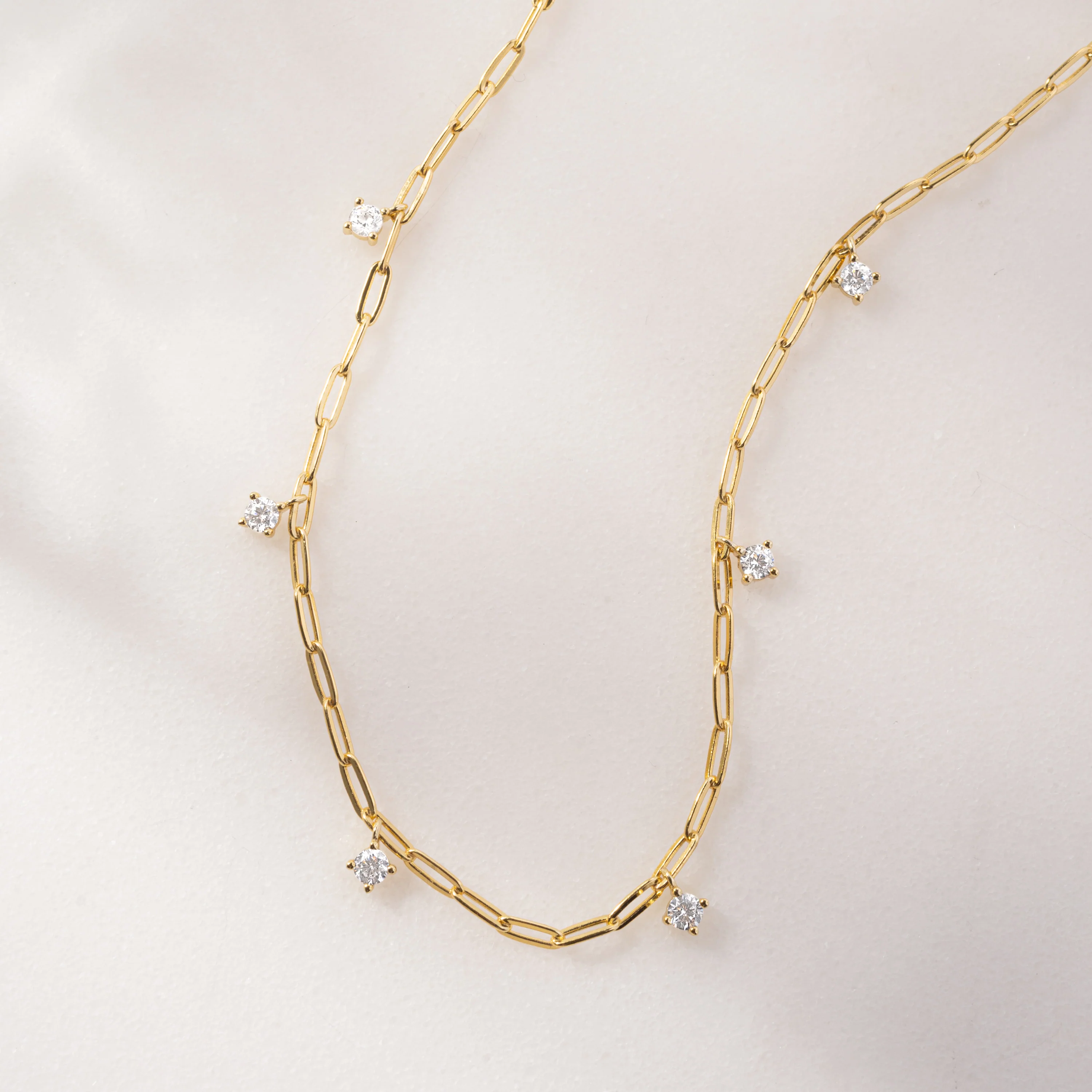 Paperclip Charm Necklace - Image 7