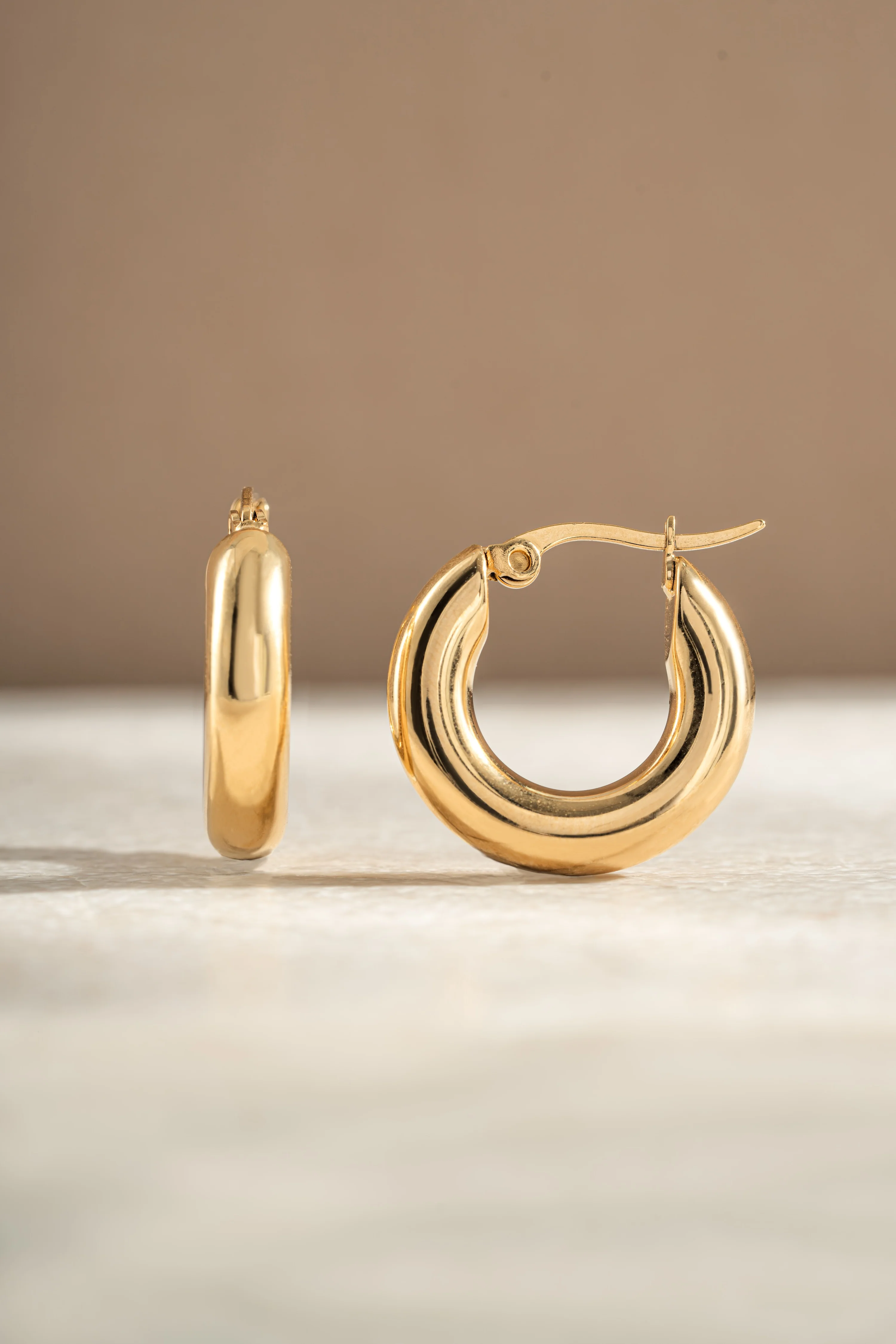 Paris 20mm Chunky Tube Hoops - Image 5