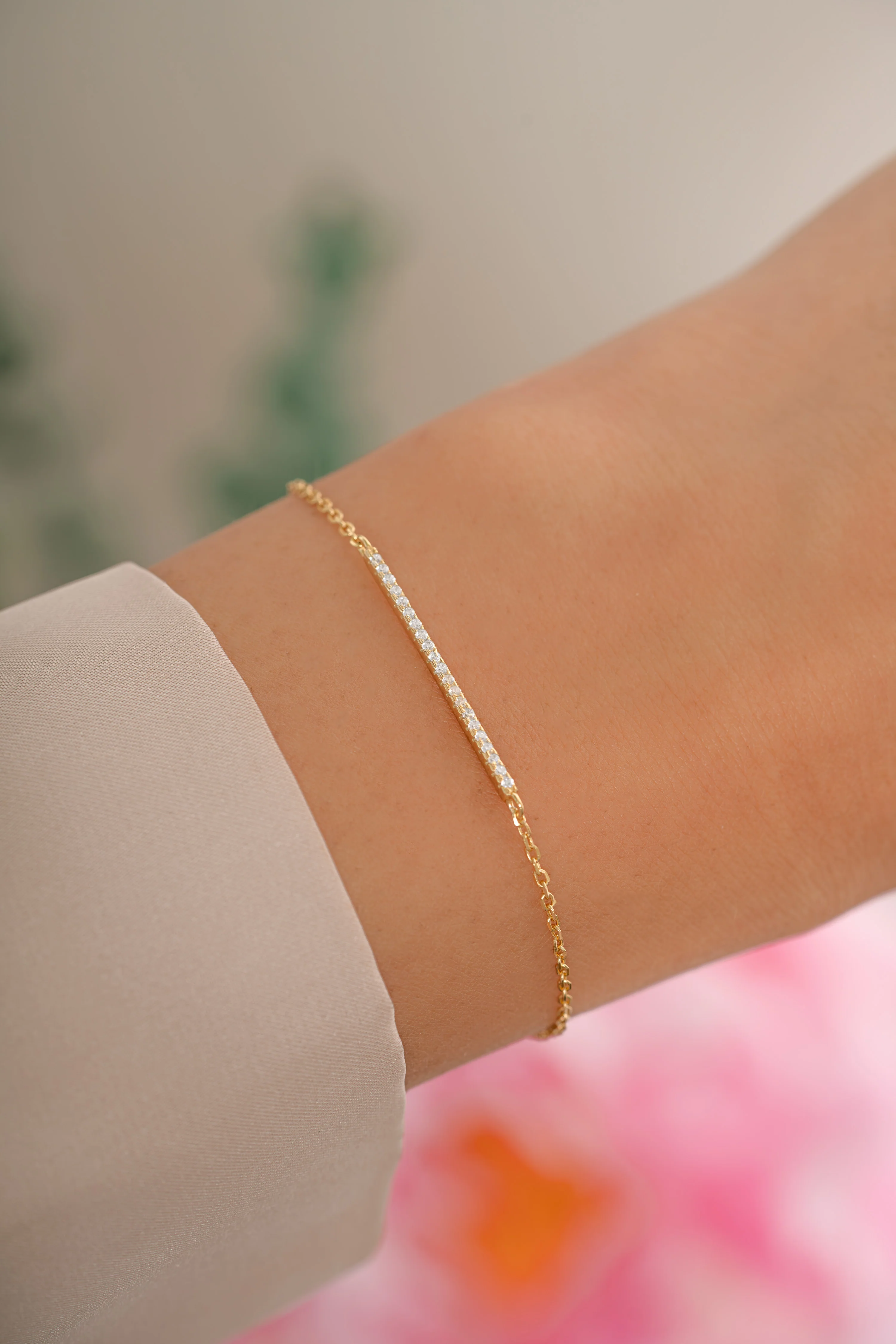 Pavé Bar Bracelet - Image 2