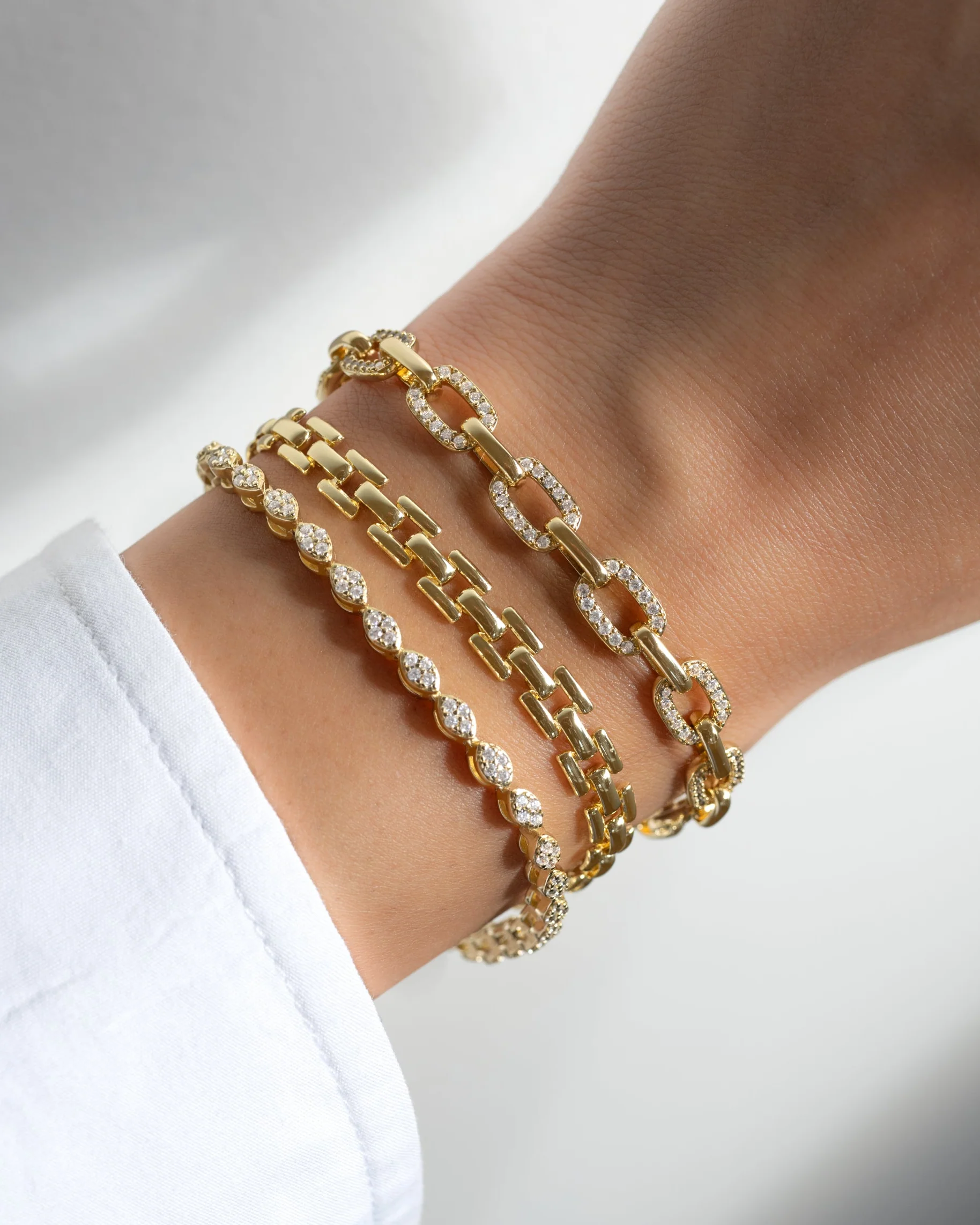 Pave Chain Link Bracelet - Image 7