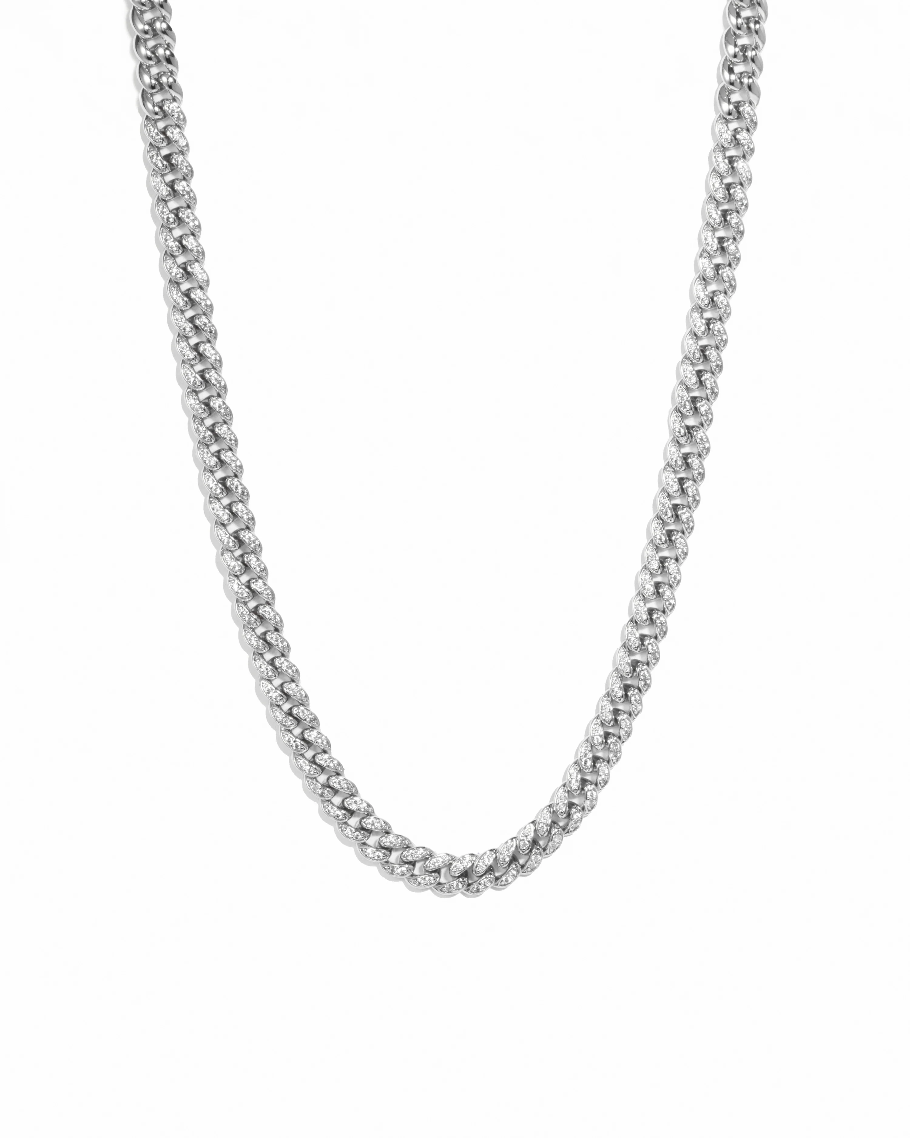 Pavé Chain Link Necklace - Image 4