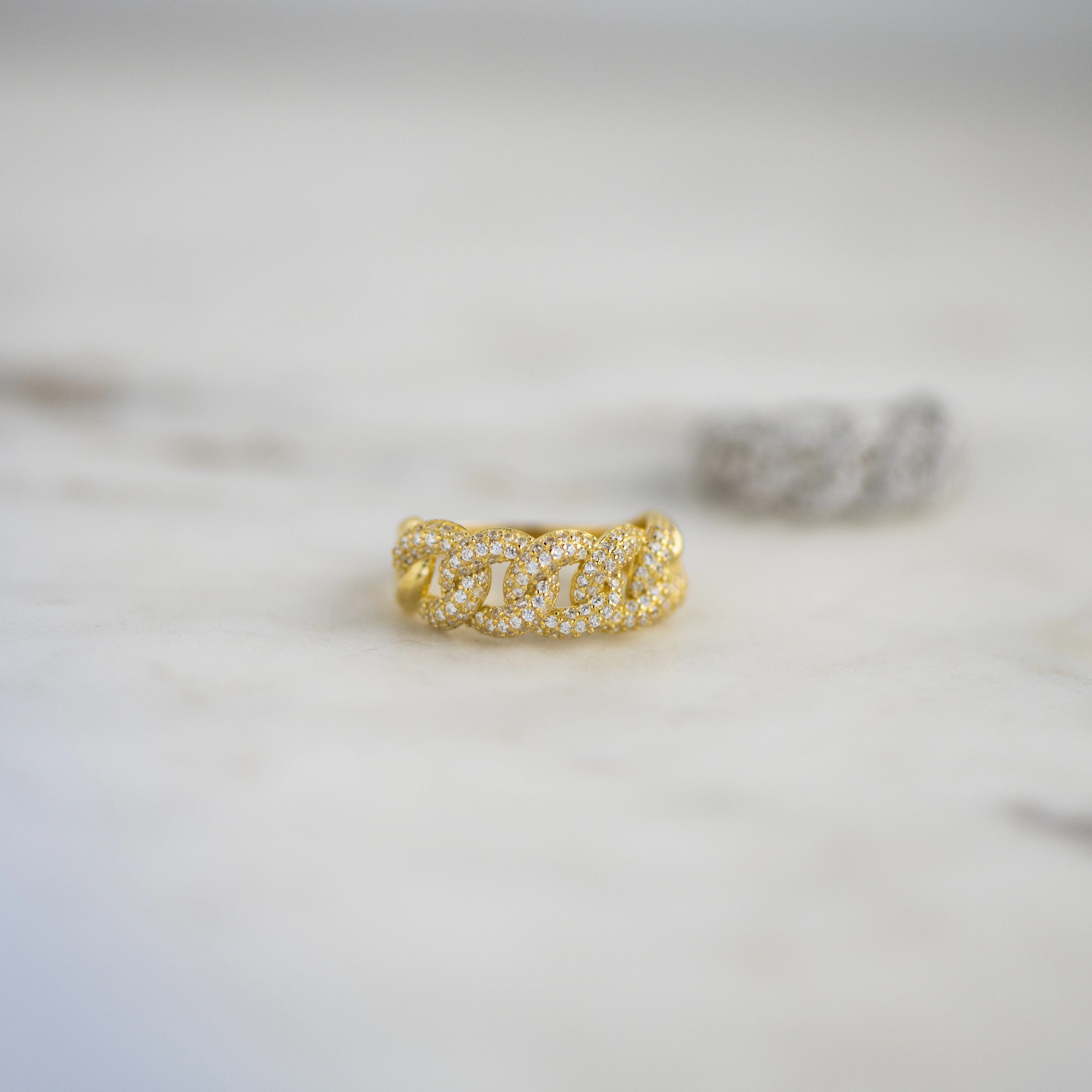 Pave Chain Ring - Image 4