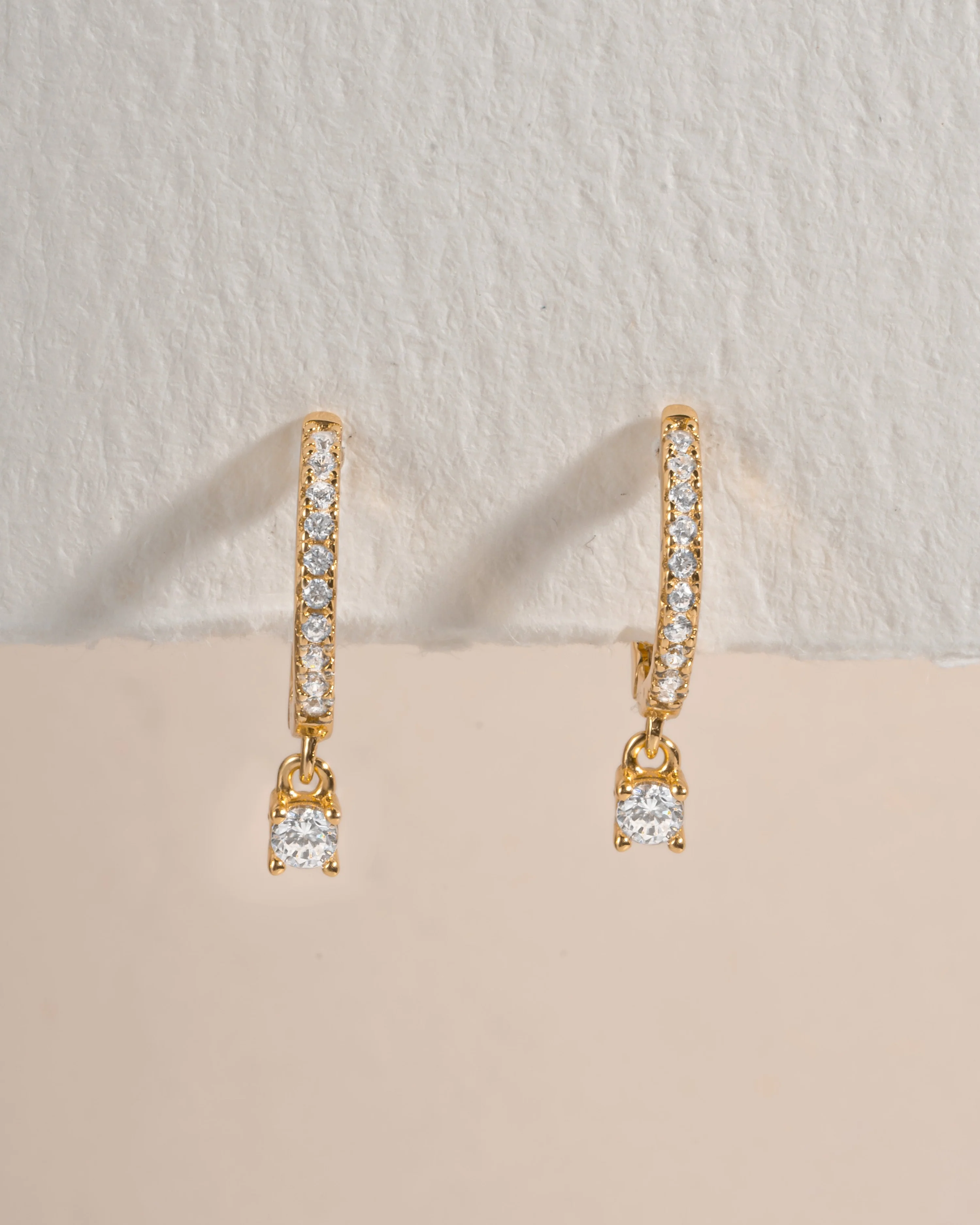 Pavé Charm Huggies - Image 6