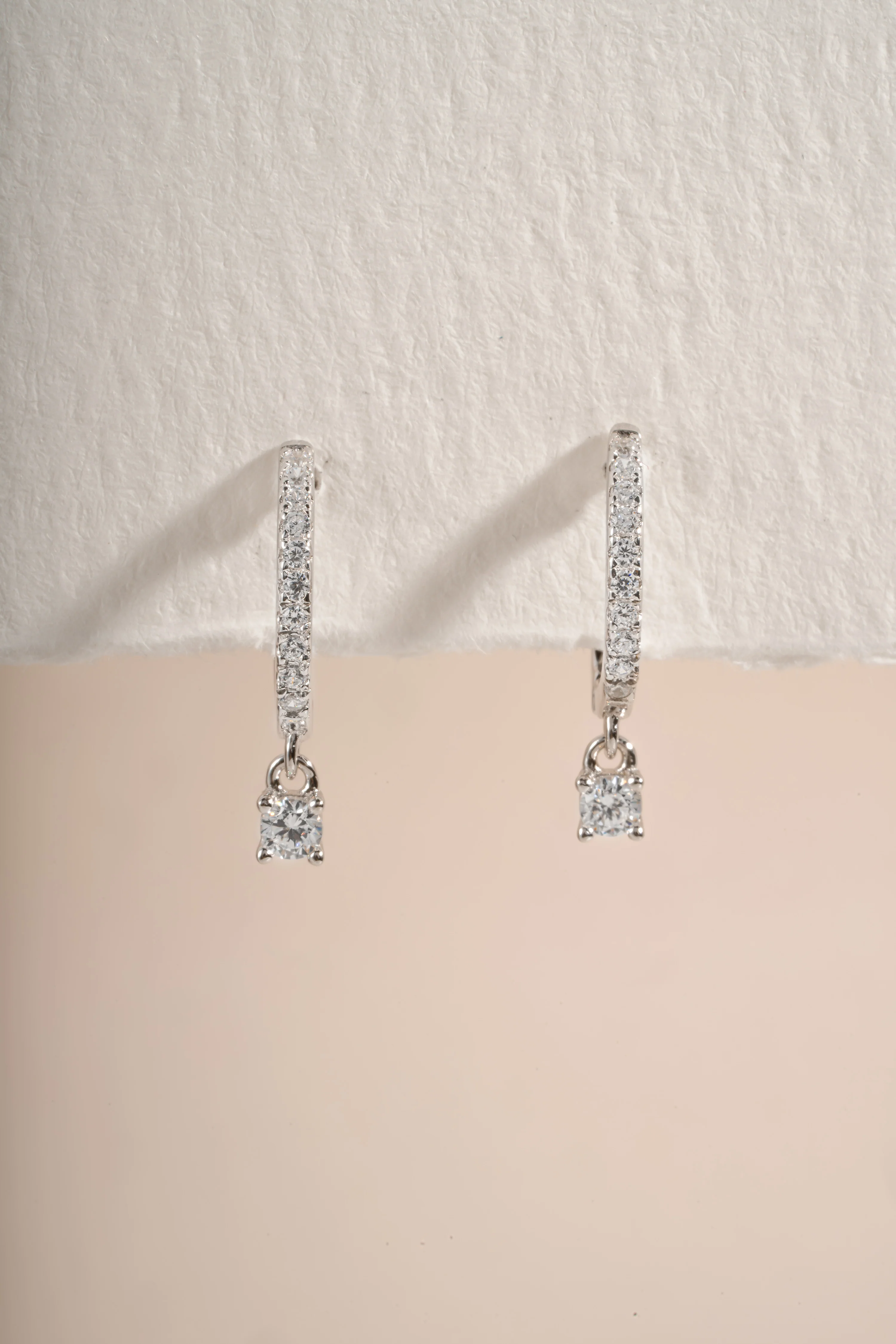 Pavé Charm Huggies - Image 8