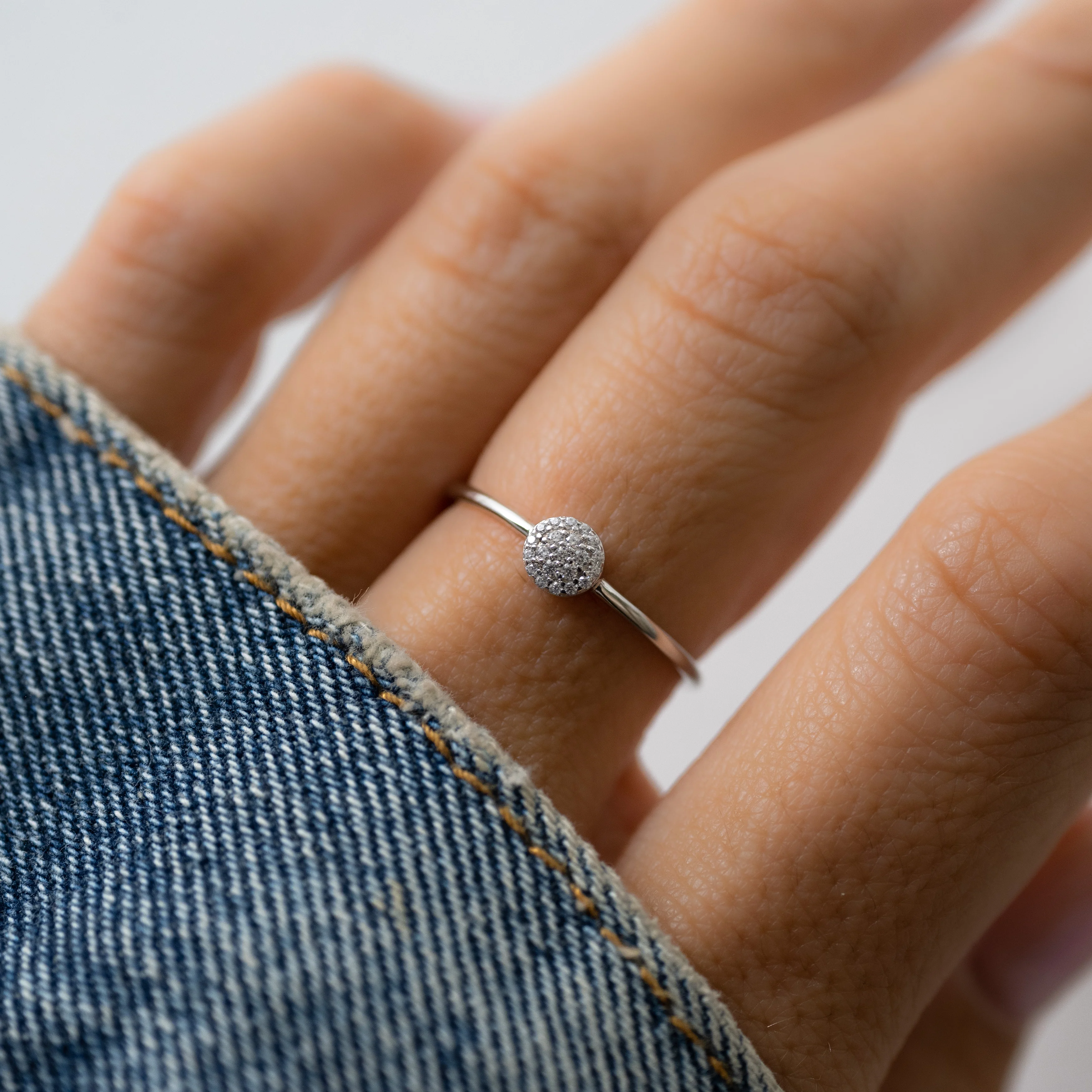 Pavé Circle Ring - Image 2