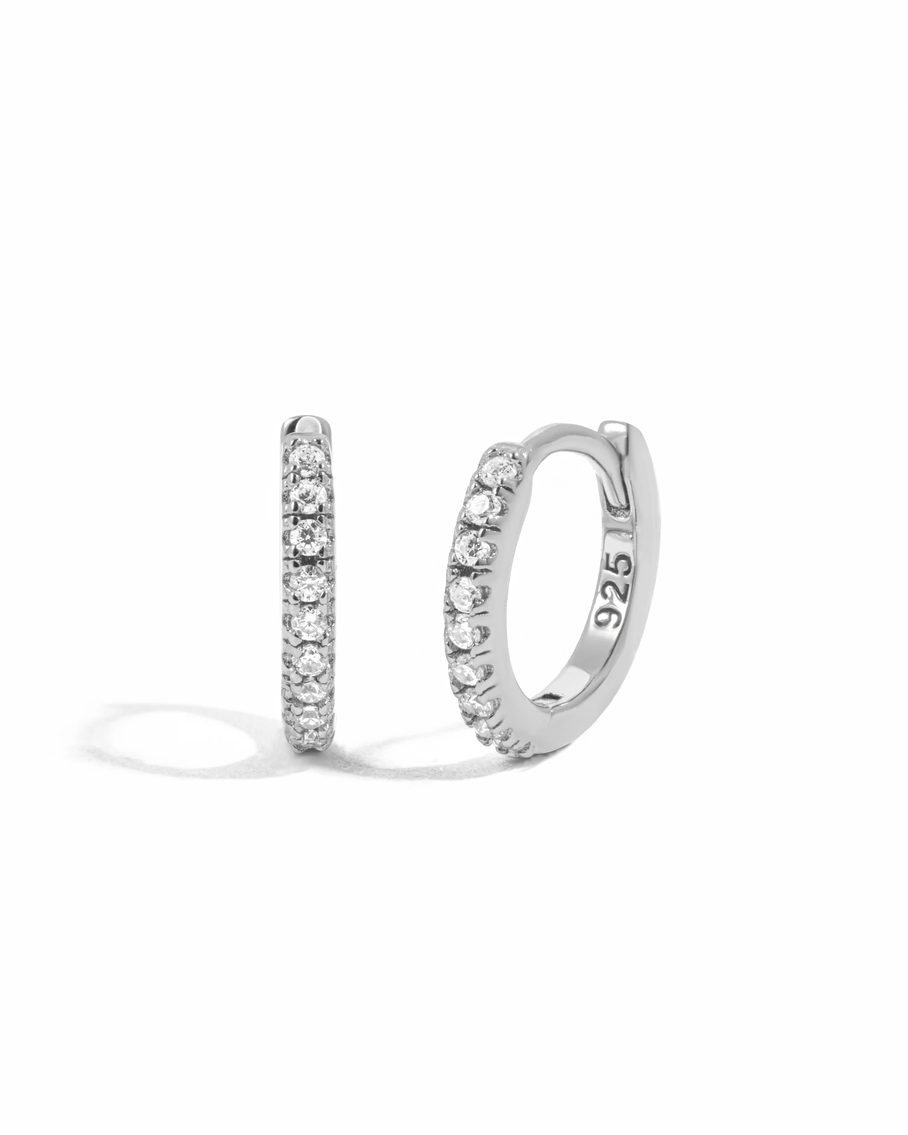 Pavé Huggies - Image 3