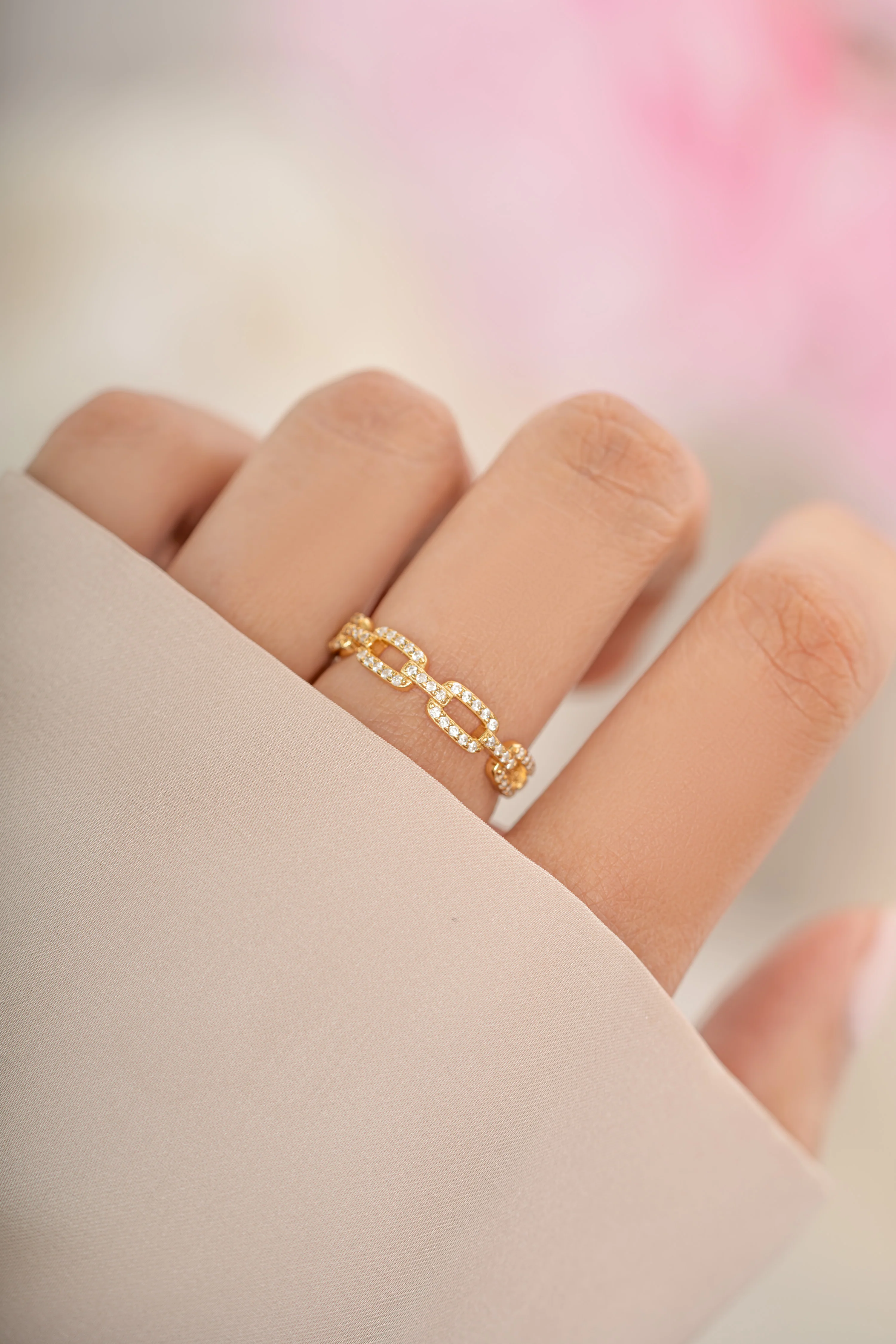 Pavé Link Ring - Image 2