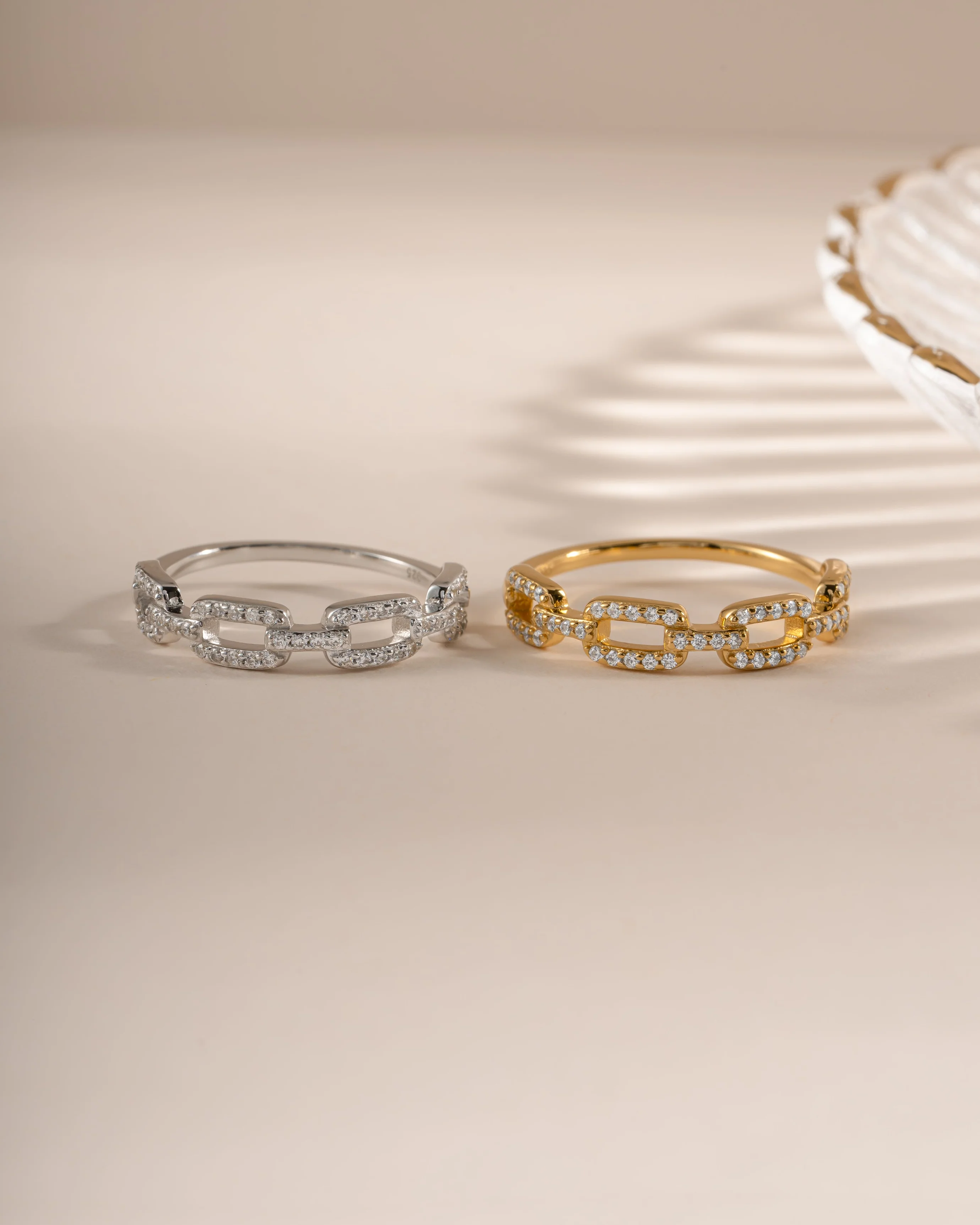 Pavé Link Ring - Image 3