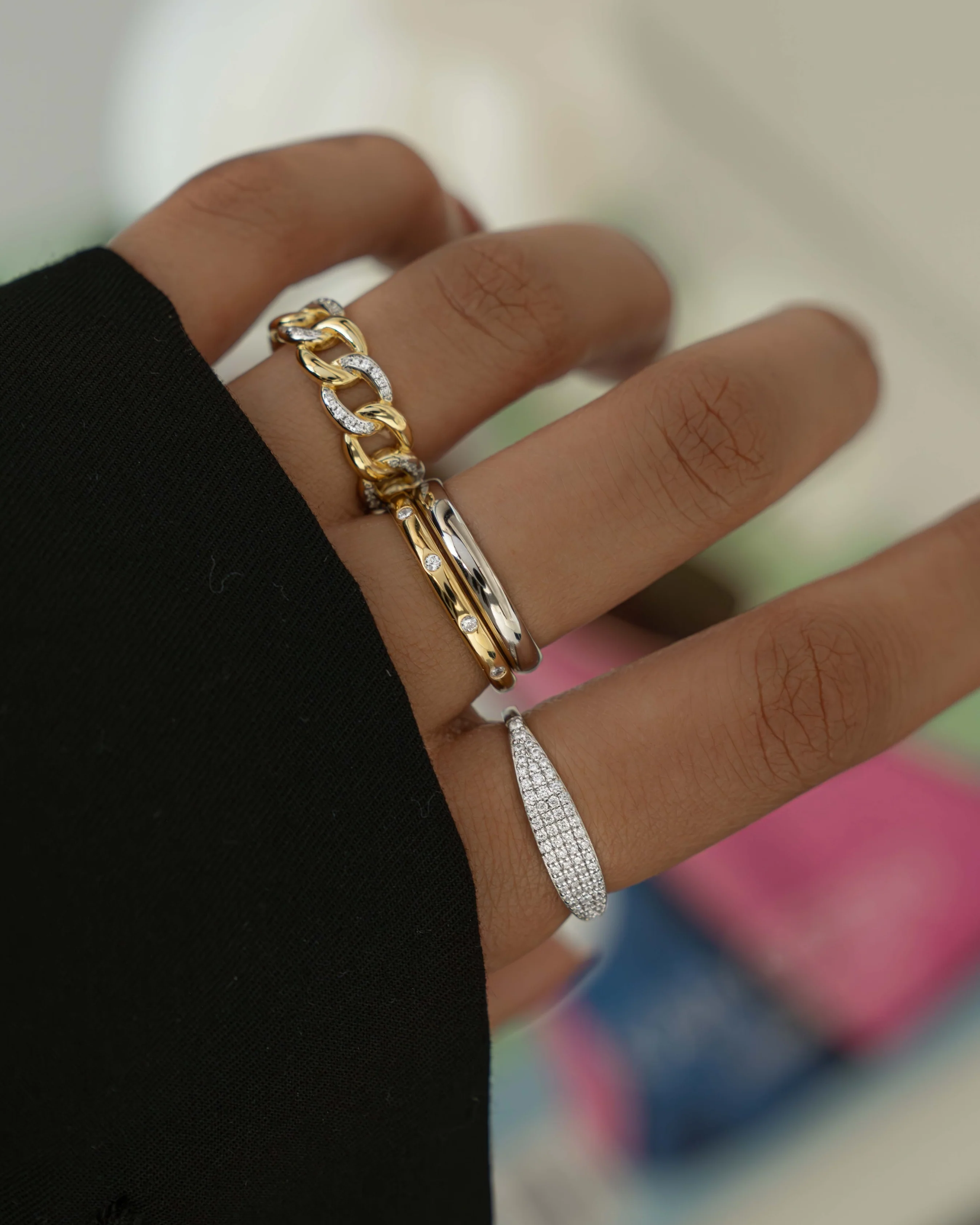 Pavé Signet Ring - Image 8