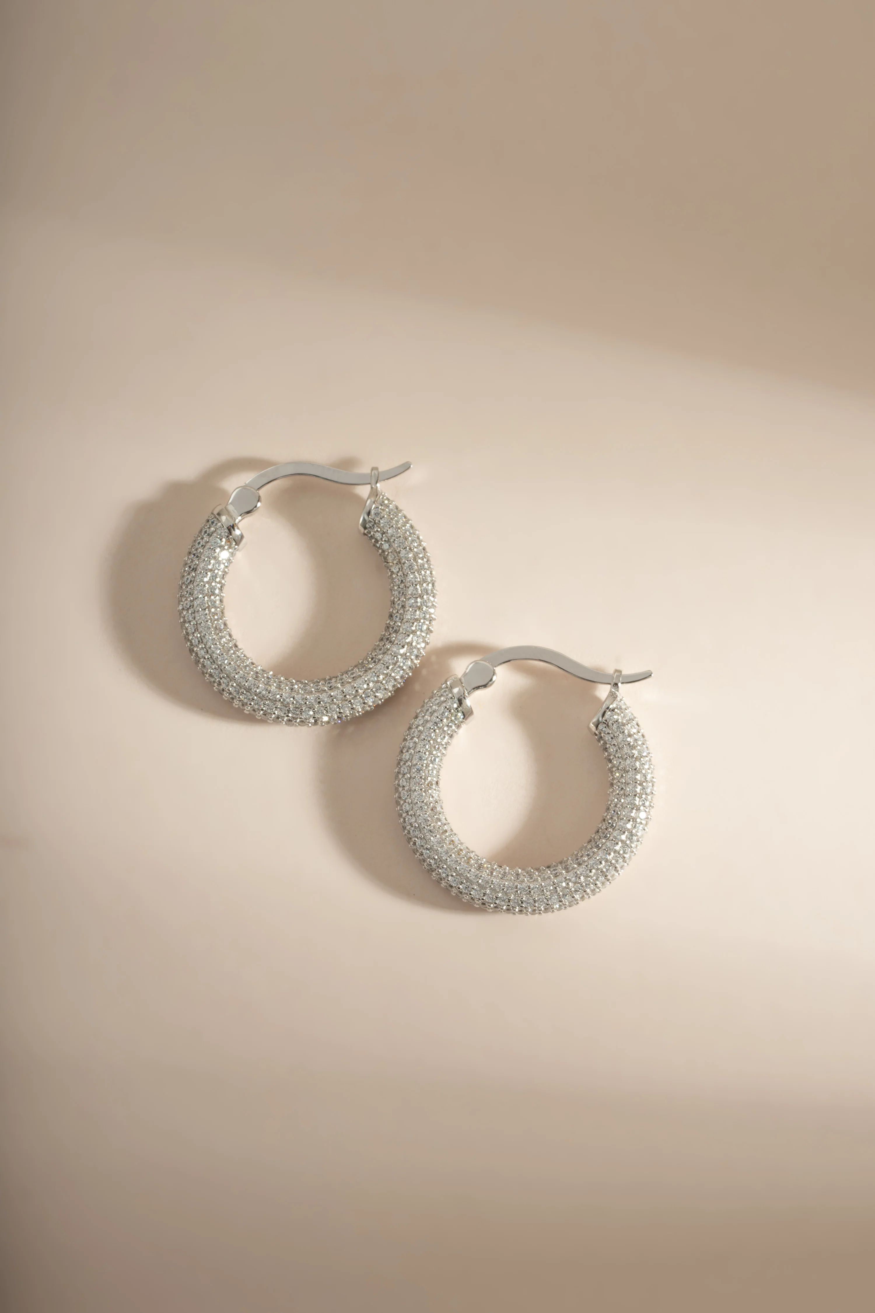 Pavé Tube Hoops - Image 6