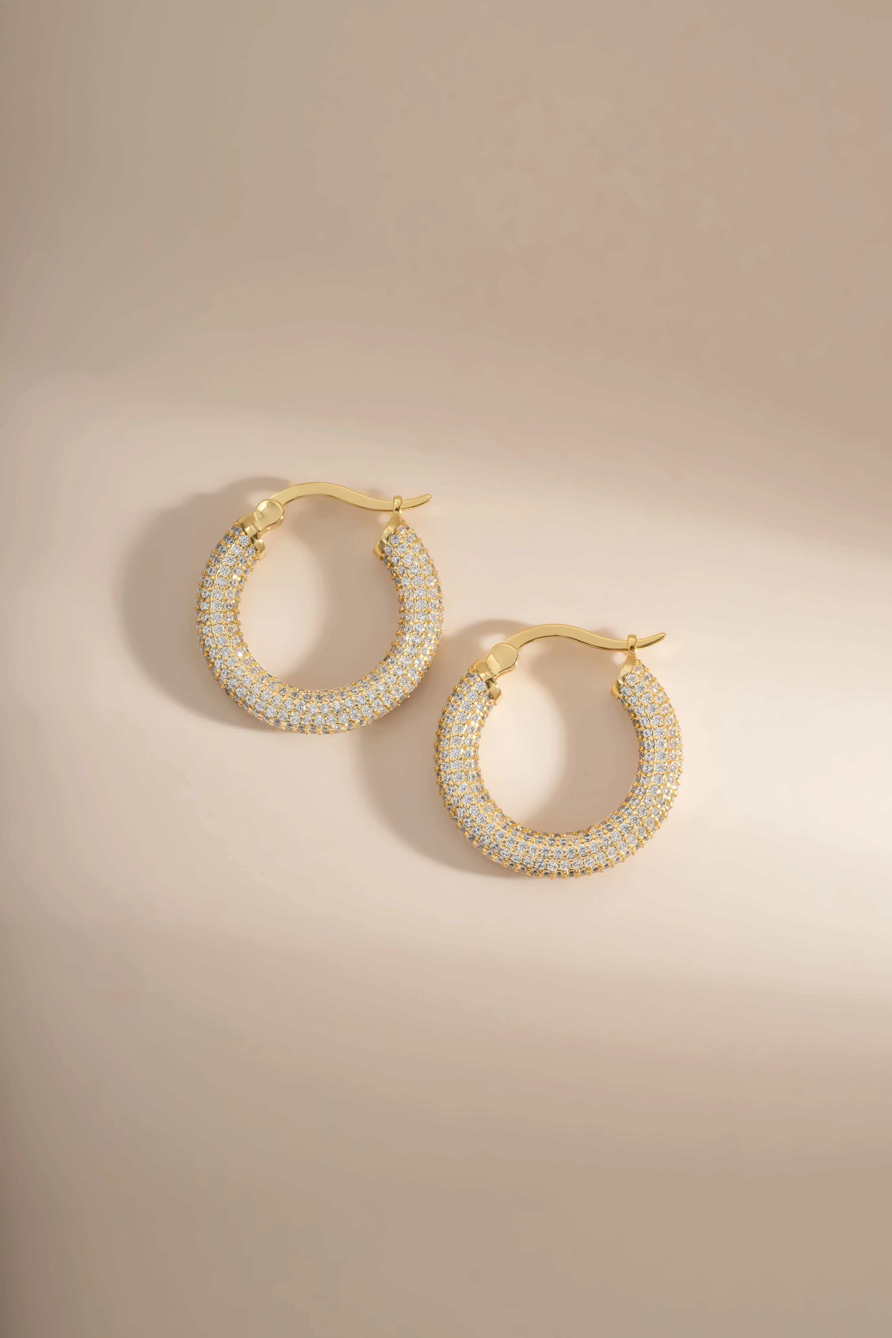 Pavé Tube Hoops - Image 7