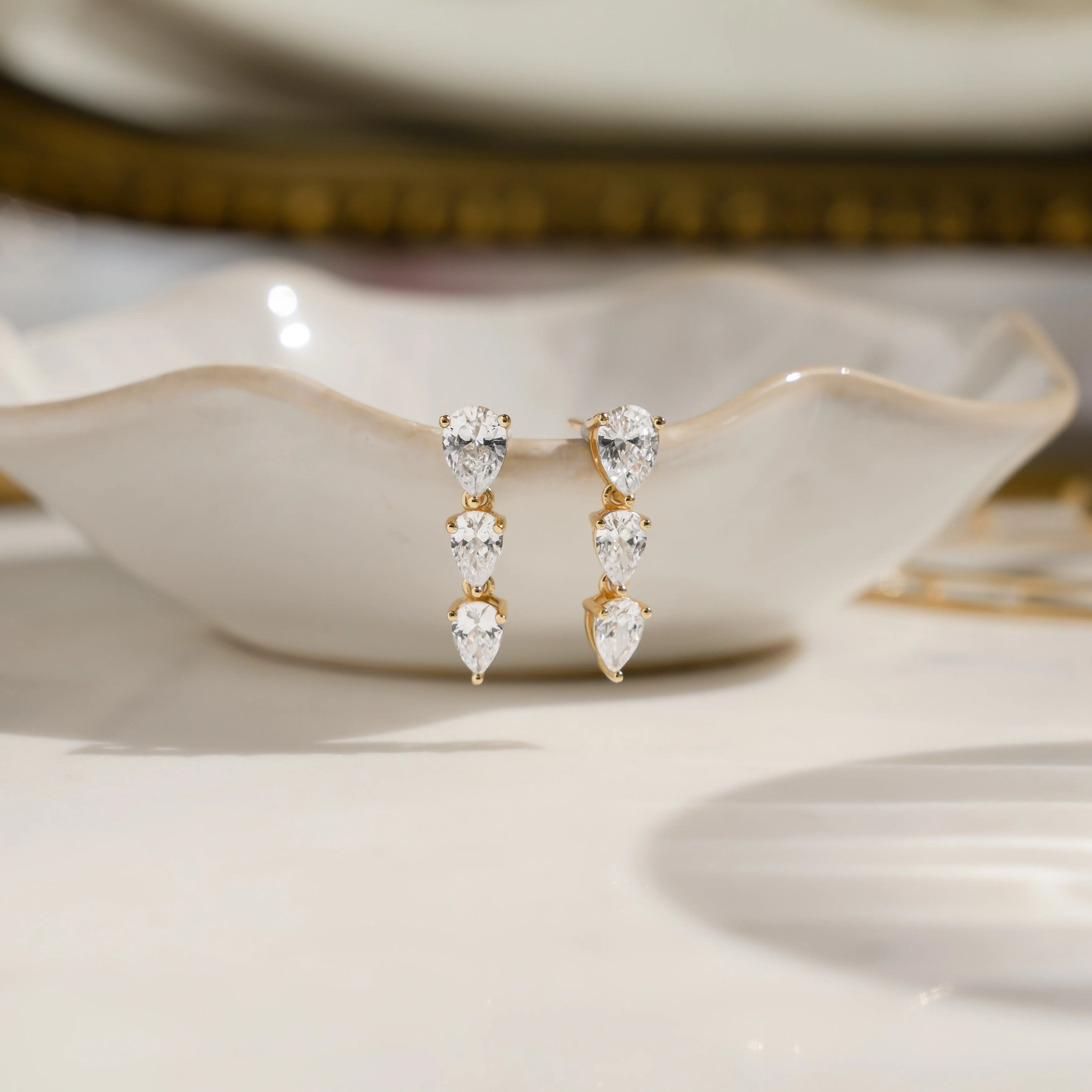 Pear Drop Earrings - Image 5