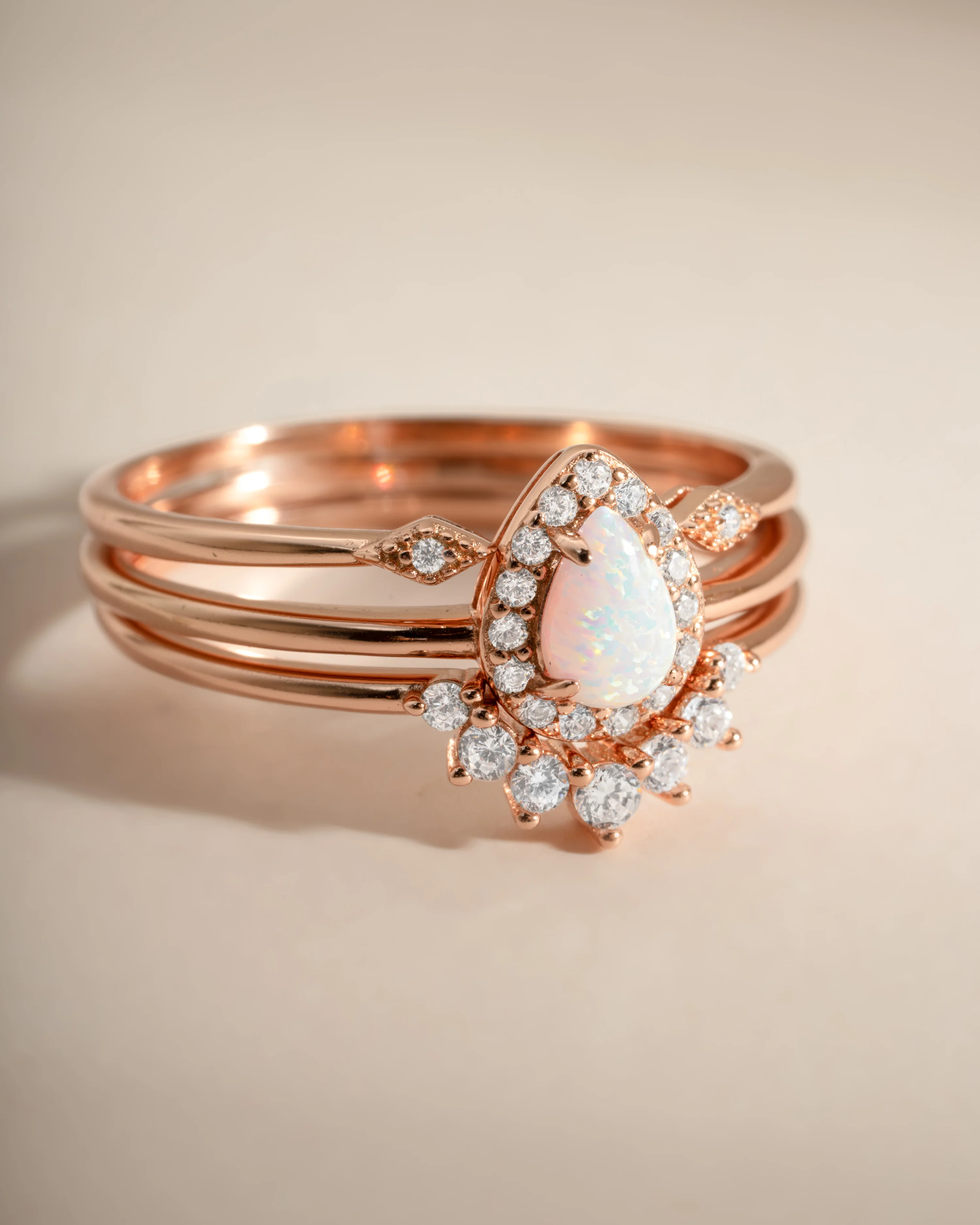 Pear Opal Ring Set - Image 5