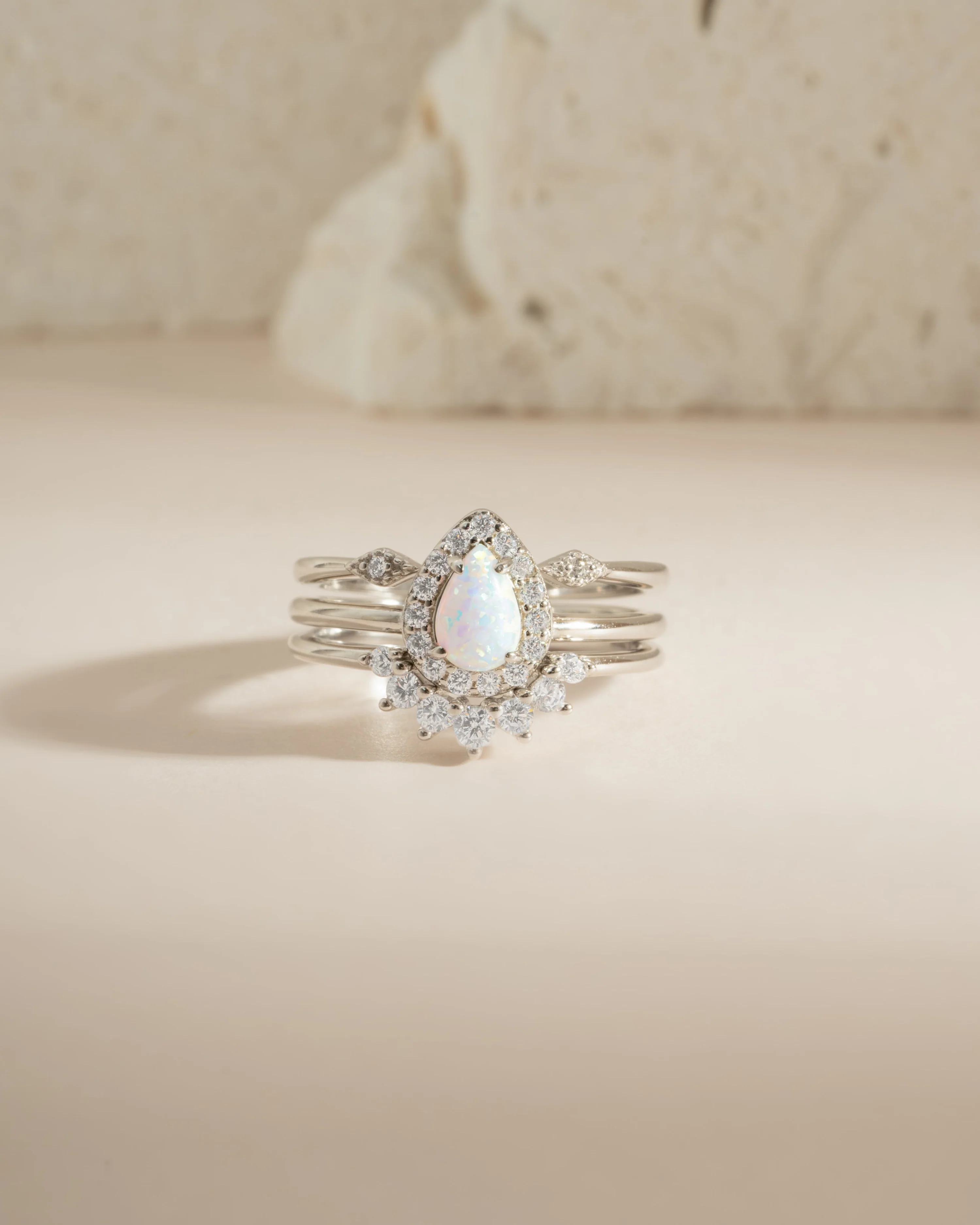 Pear Opal Ring Set - Image 6
