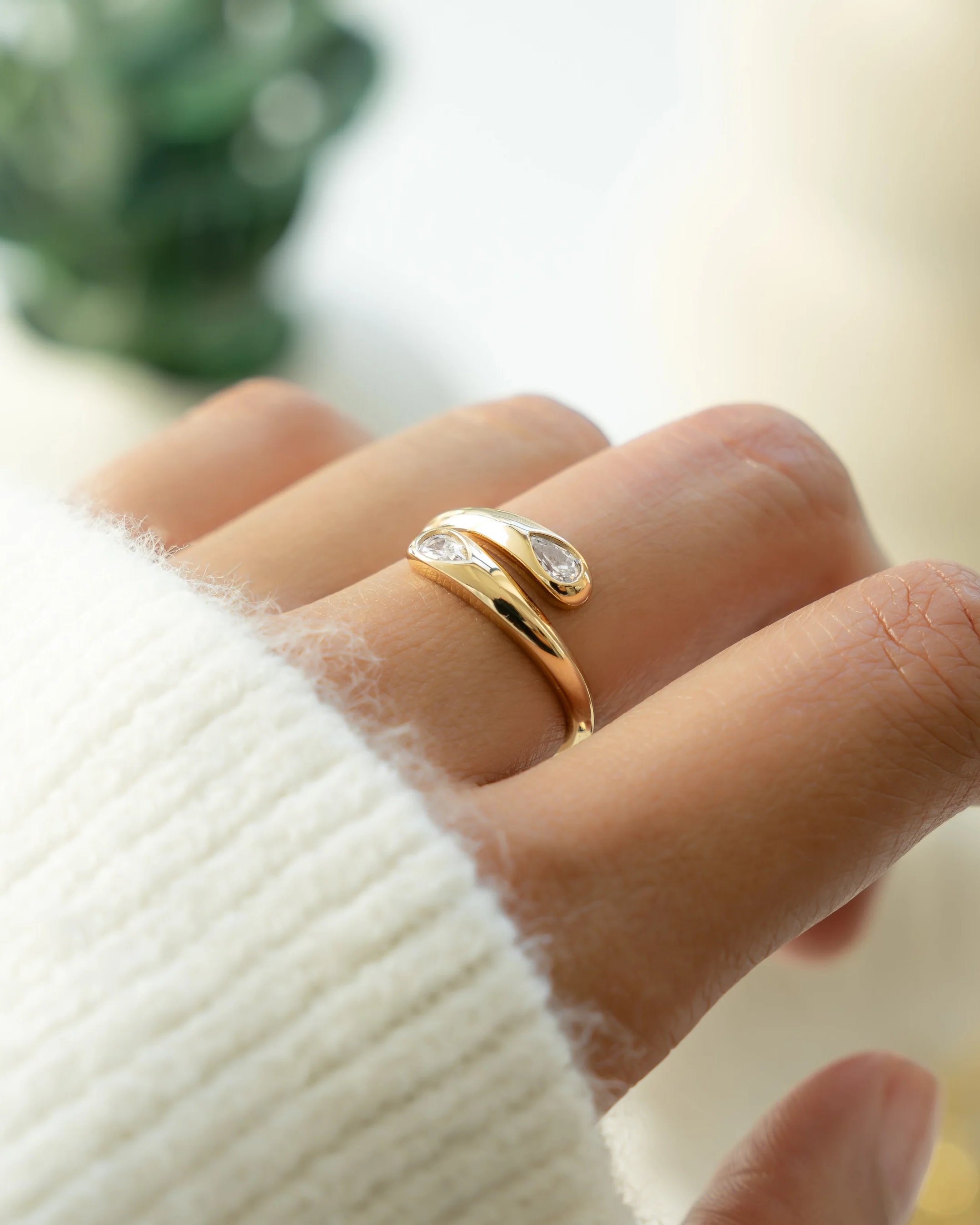 Pear Spiral Ring - Image 6