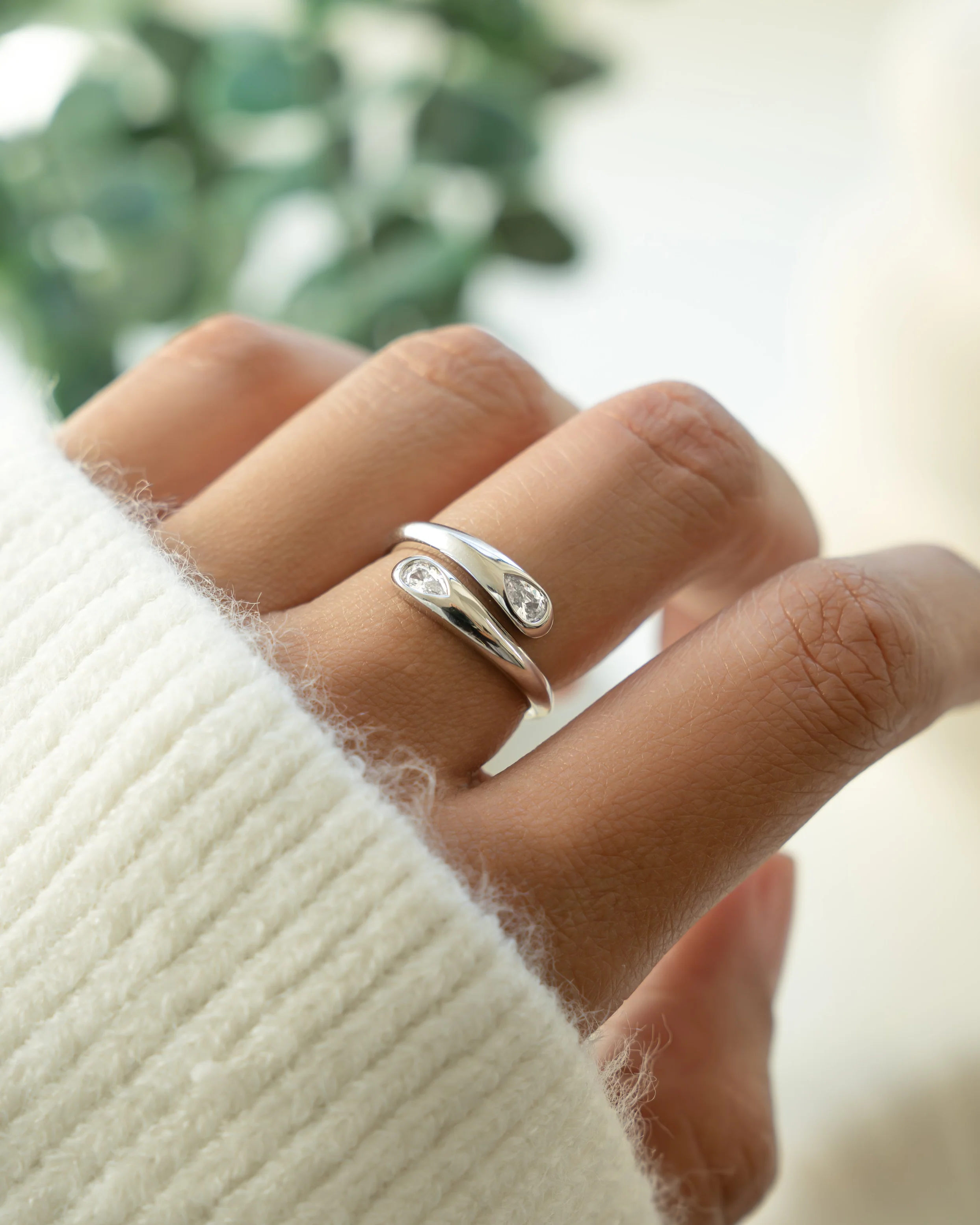 Pear Spiral Ring - Image 8