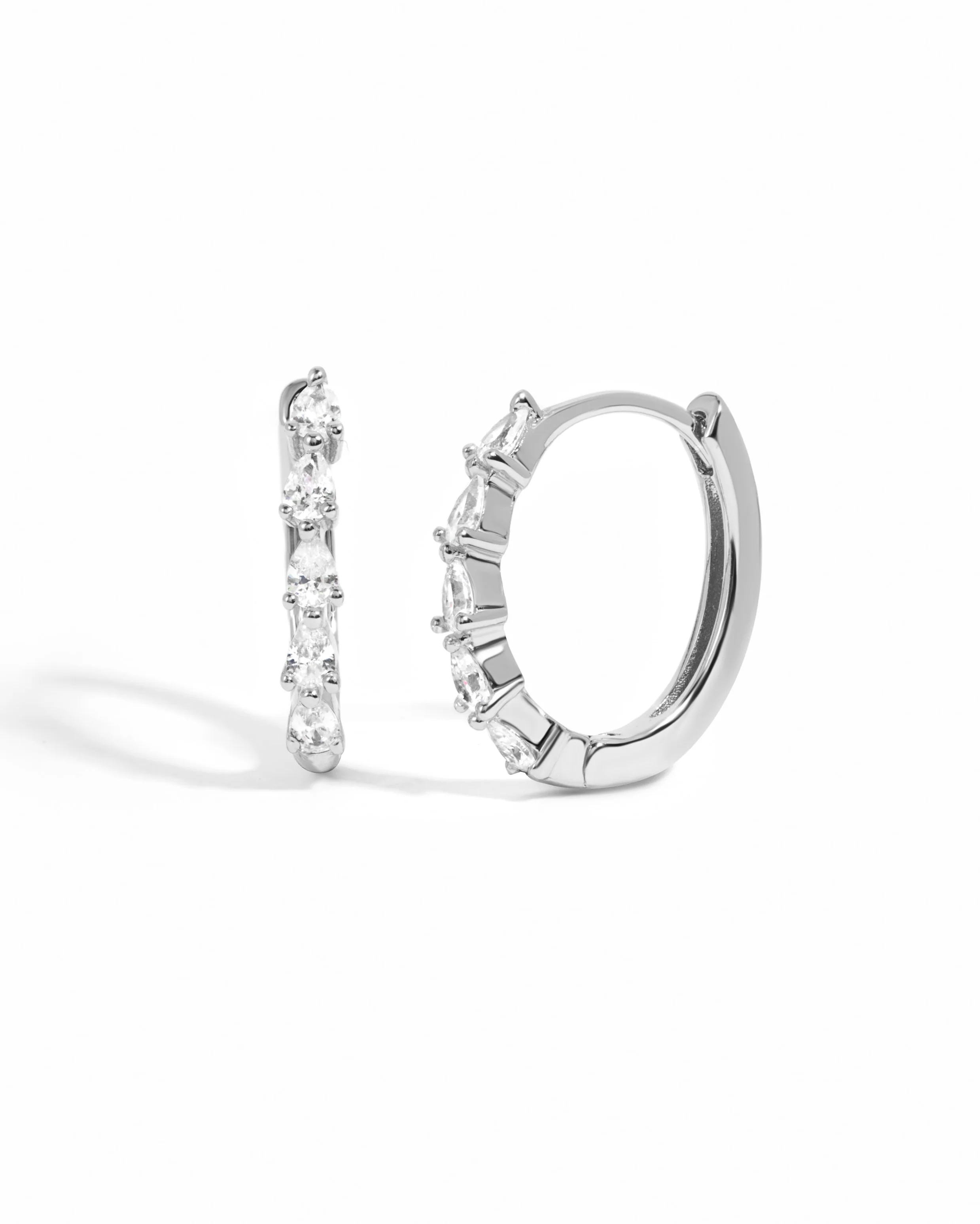 Pear Stone Hoops - Image 9