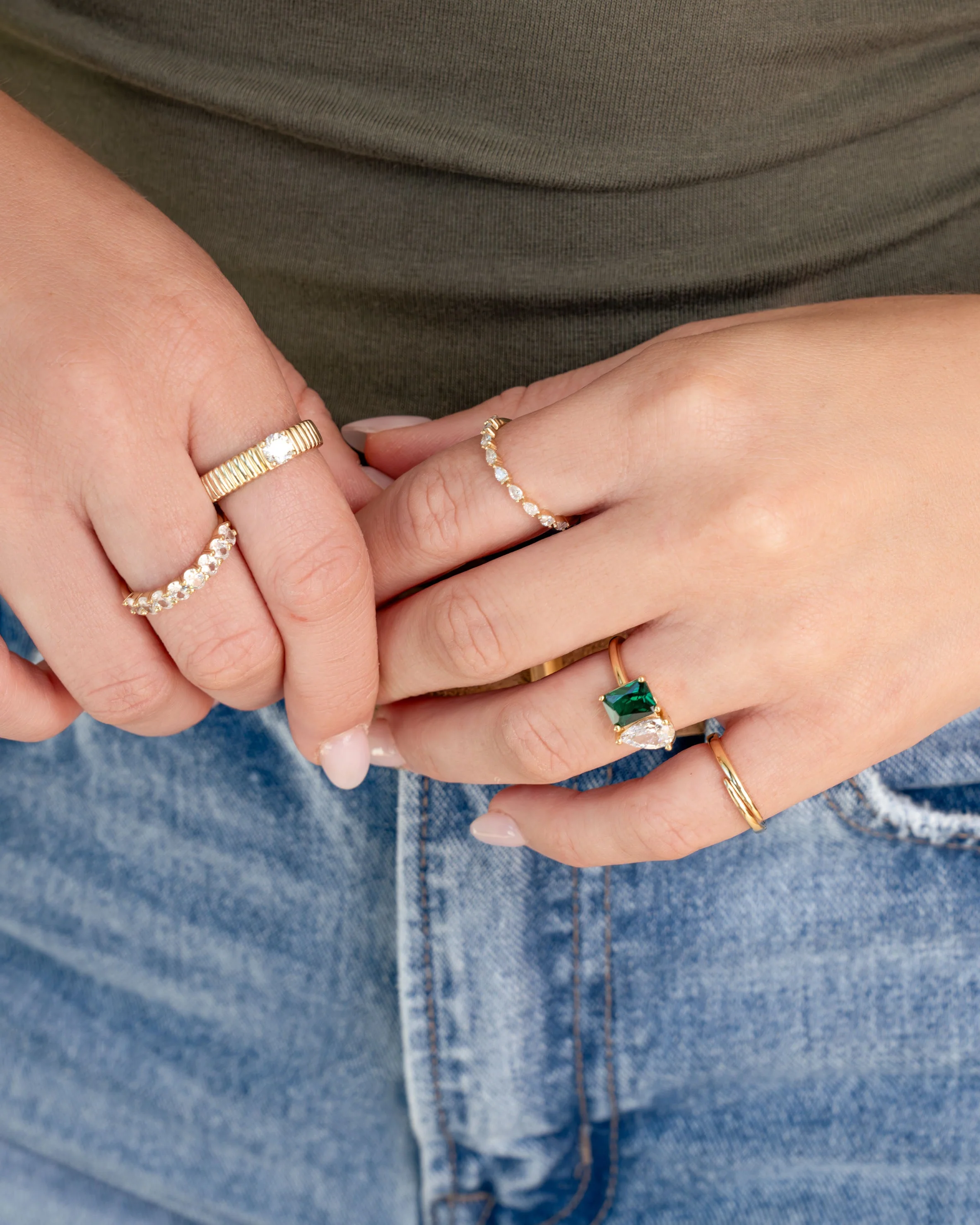 Pear Stone Stacking Band - Image 6