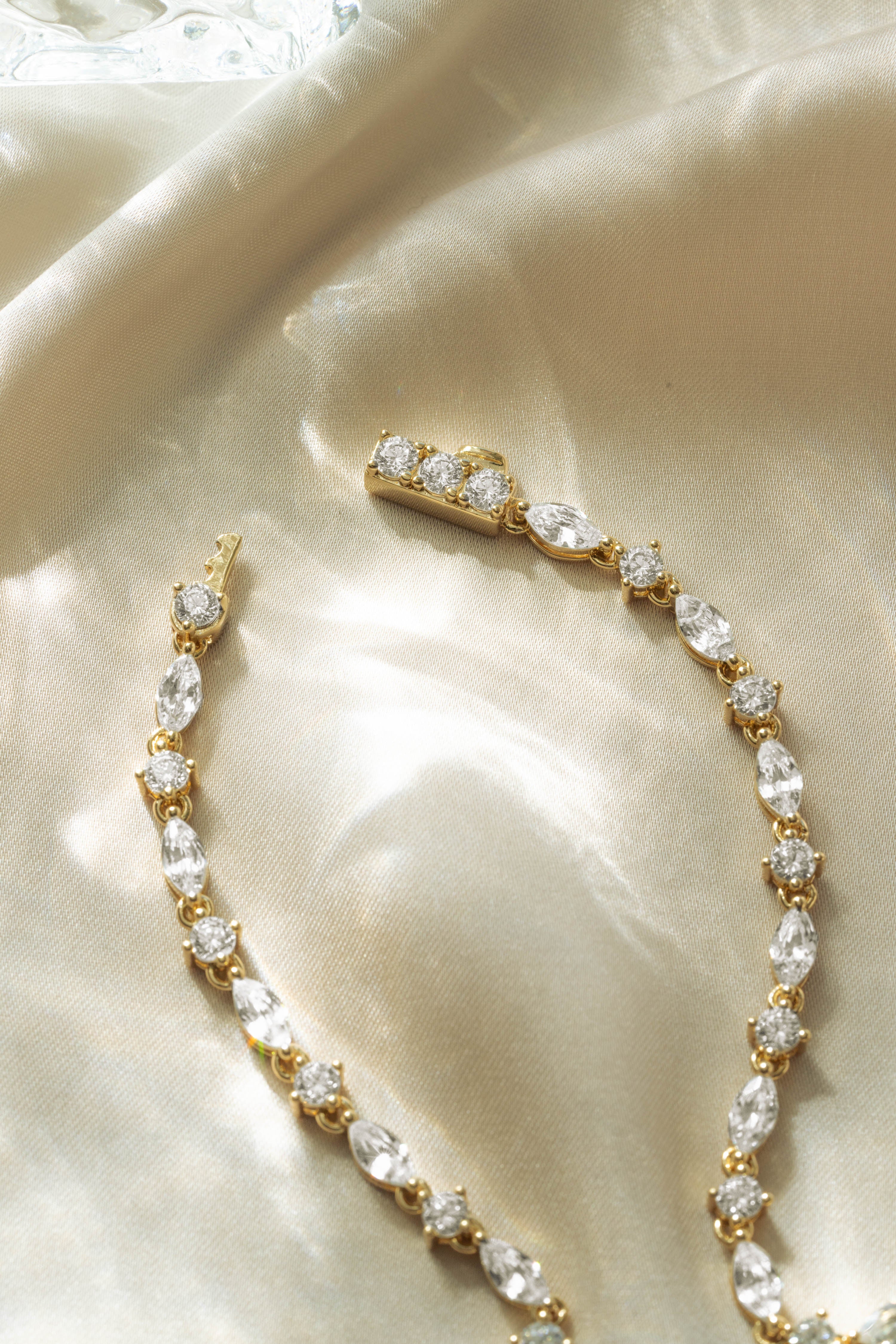 Pear Tennis Necklace - Image 10