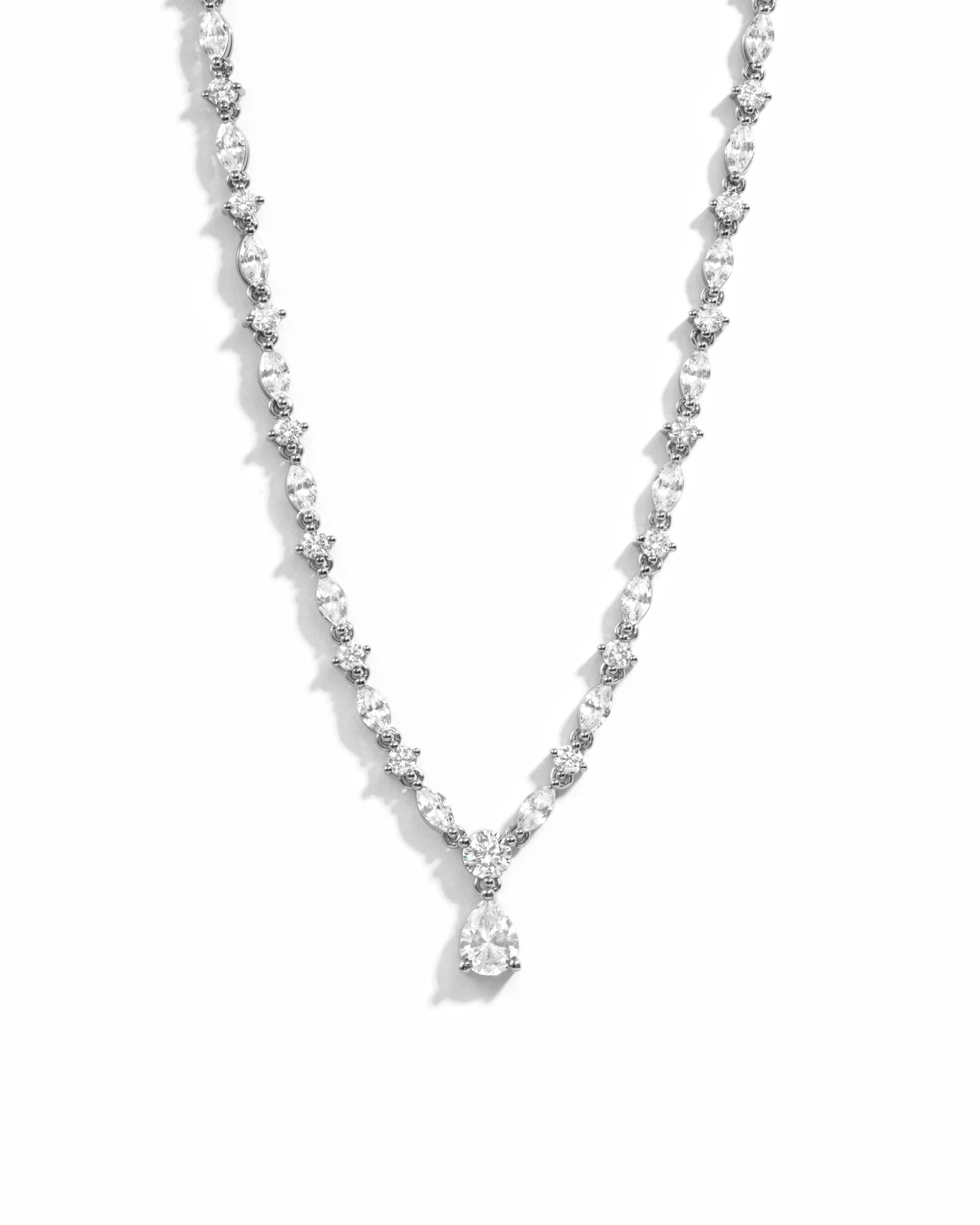 Pear Tennis Necklace - Image 4