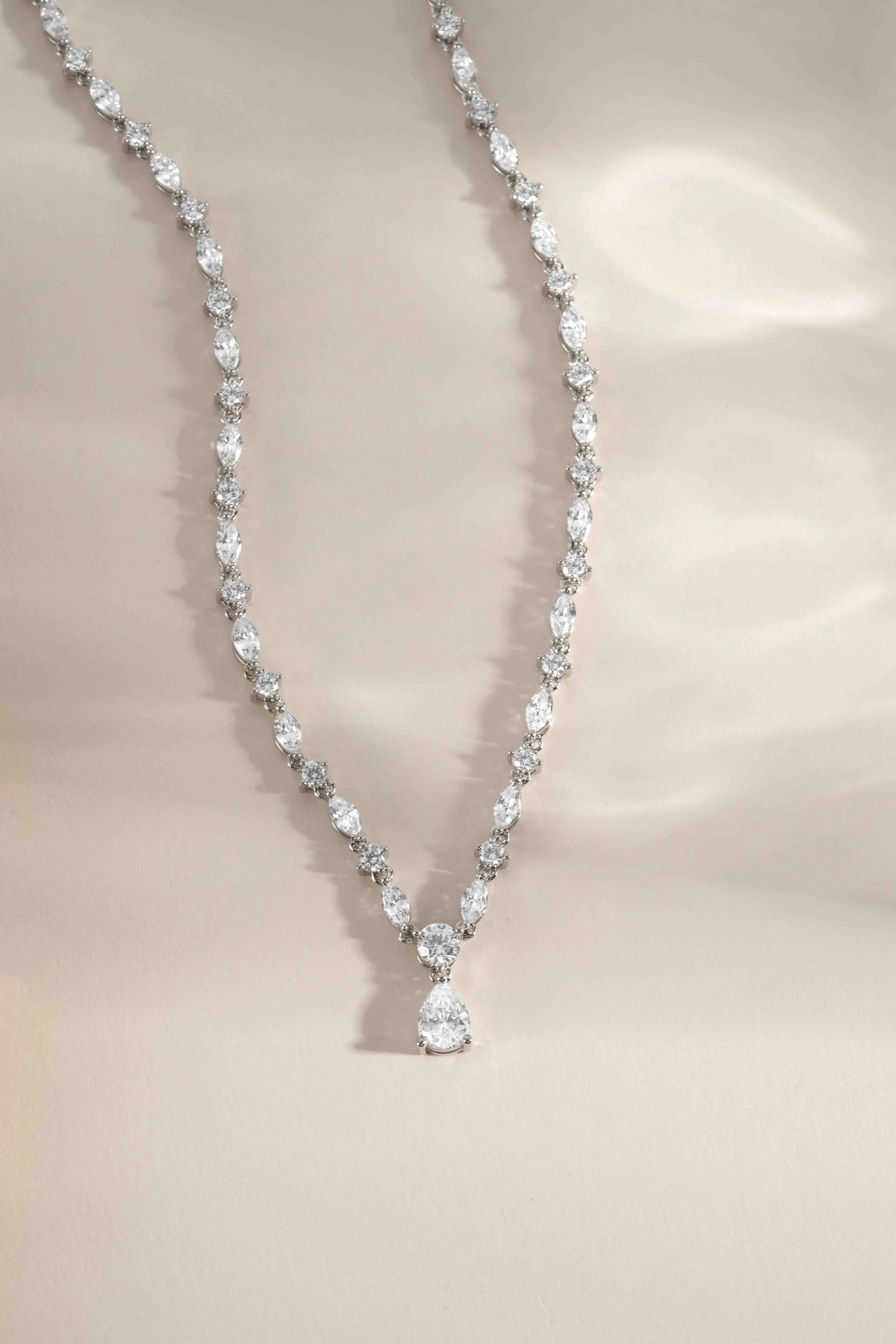 Pear Tennis Necklace - Image 5