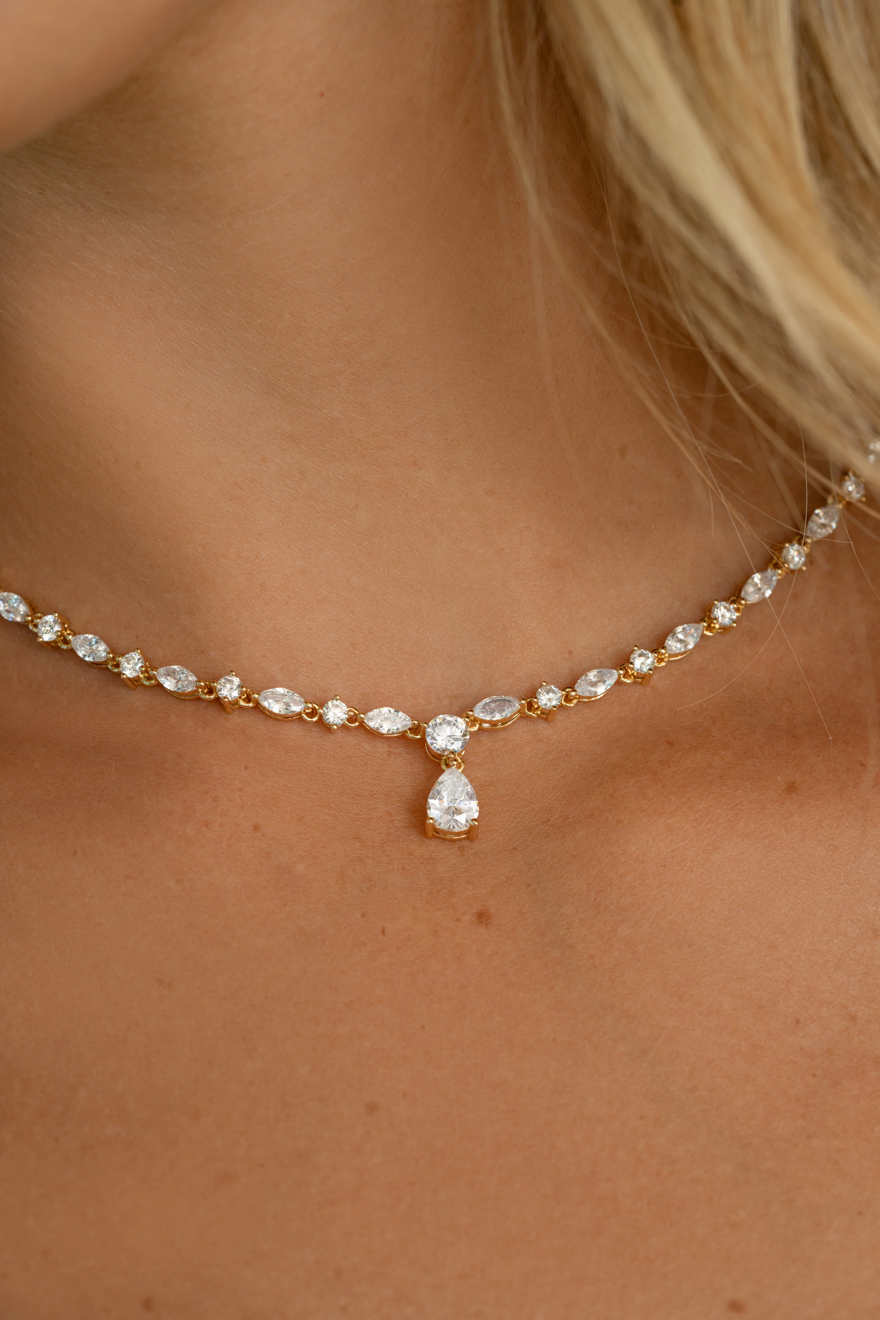 Pear Tennis Necklace - Image 8