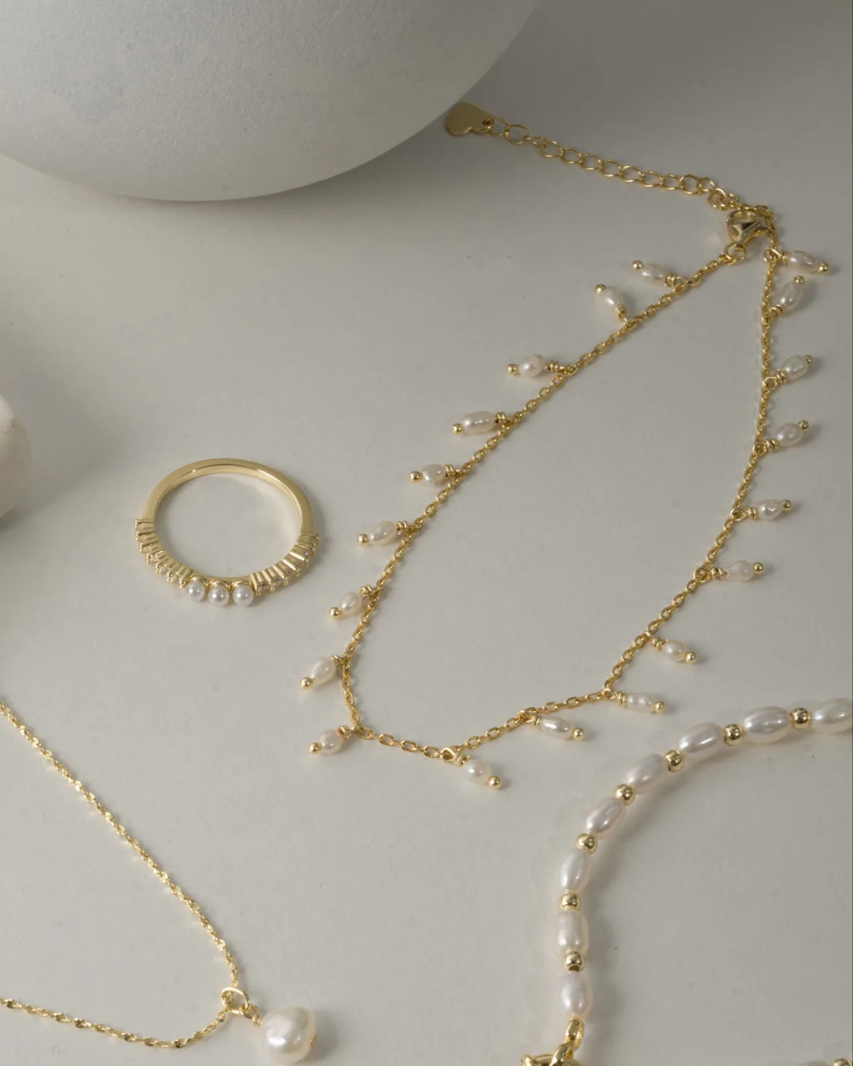 Pearl Charm Anklet - Image 7