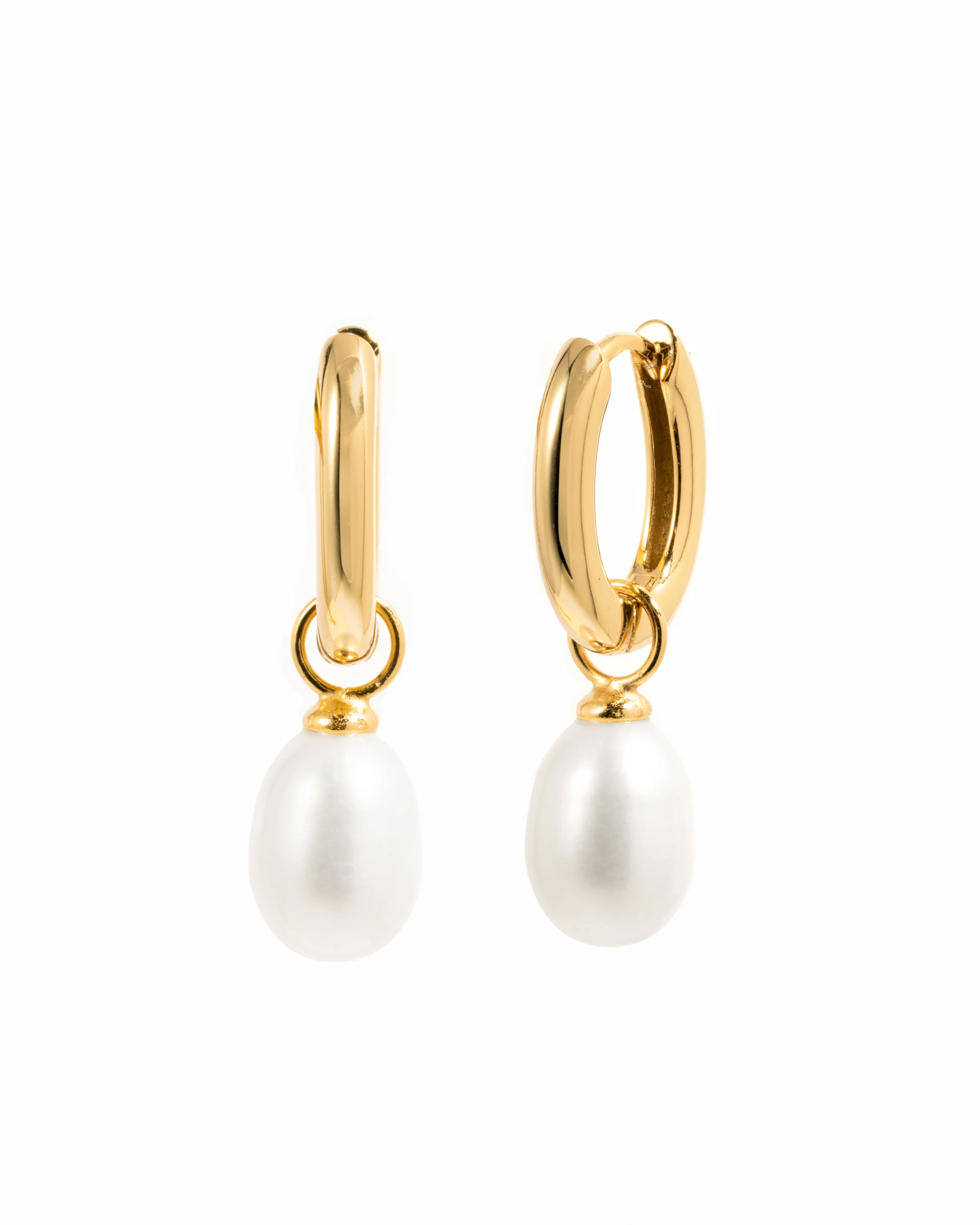 Pearl Charm Earrings