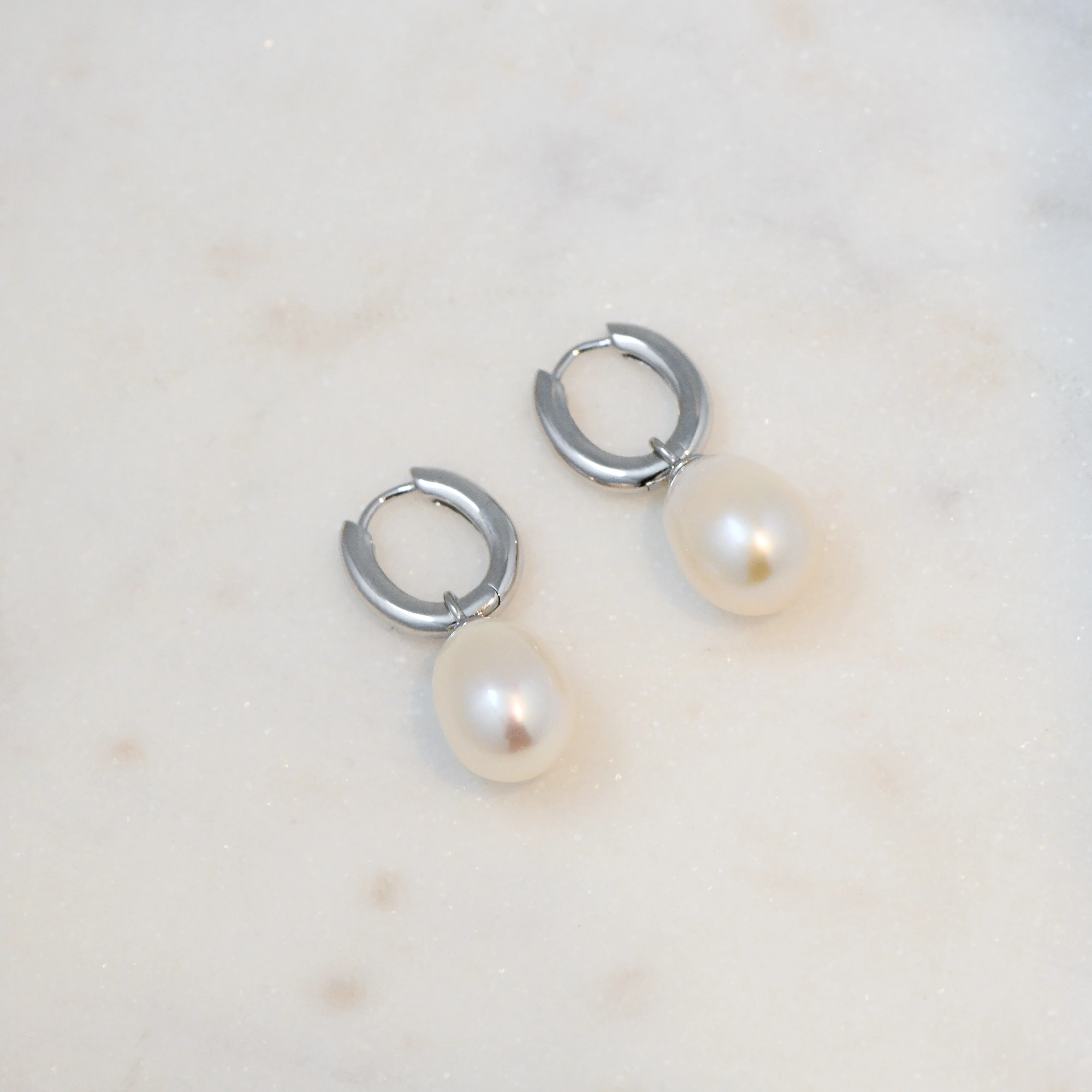 Pearl Charm Earrings - Image 7