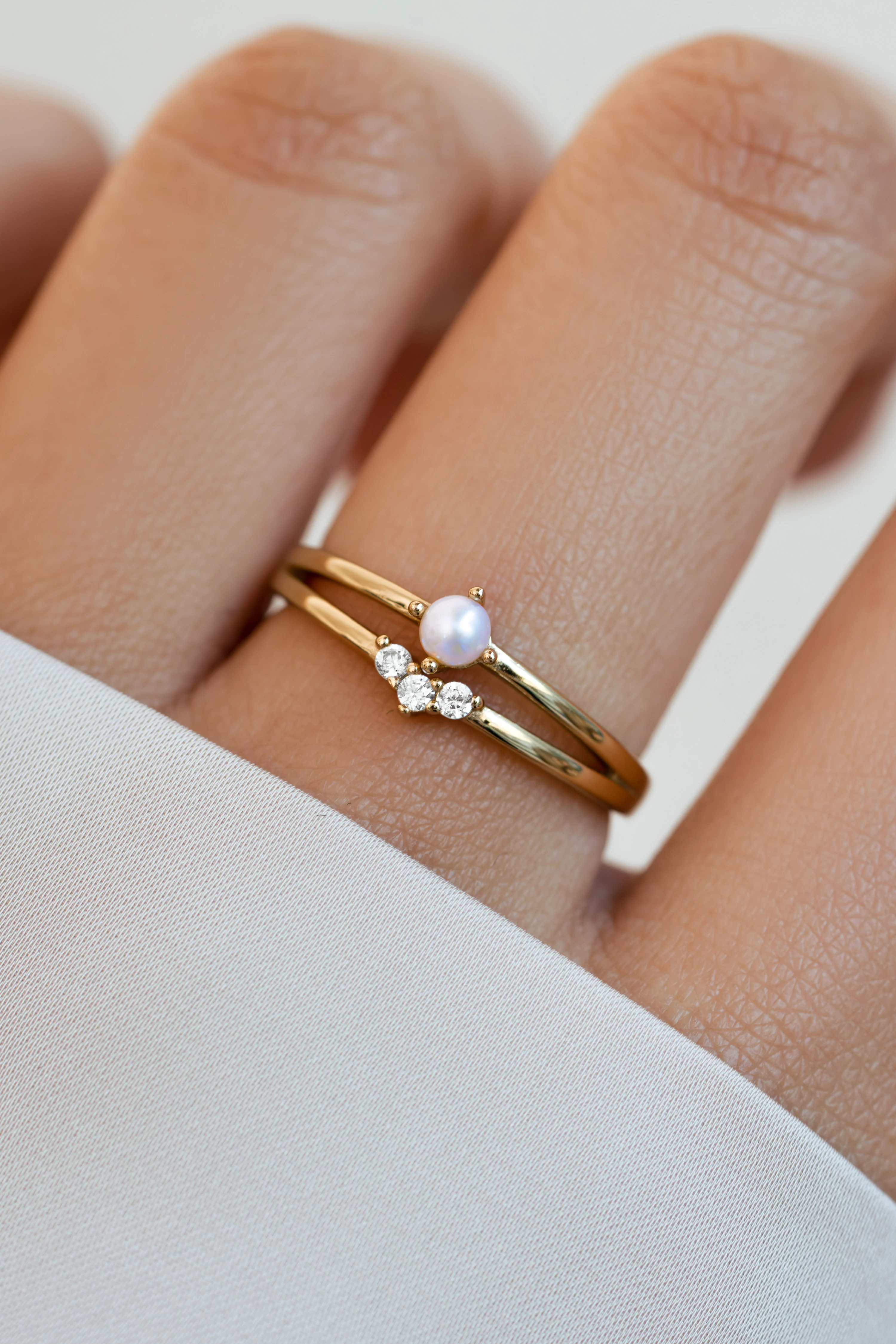 Pearl Ring Set - Image 6