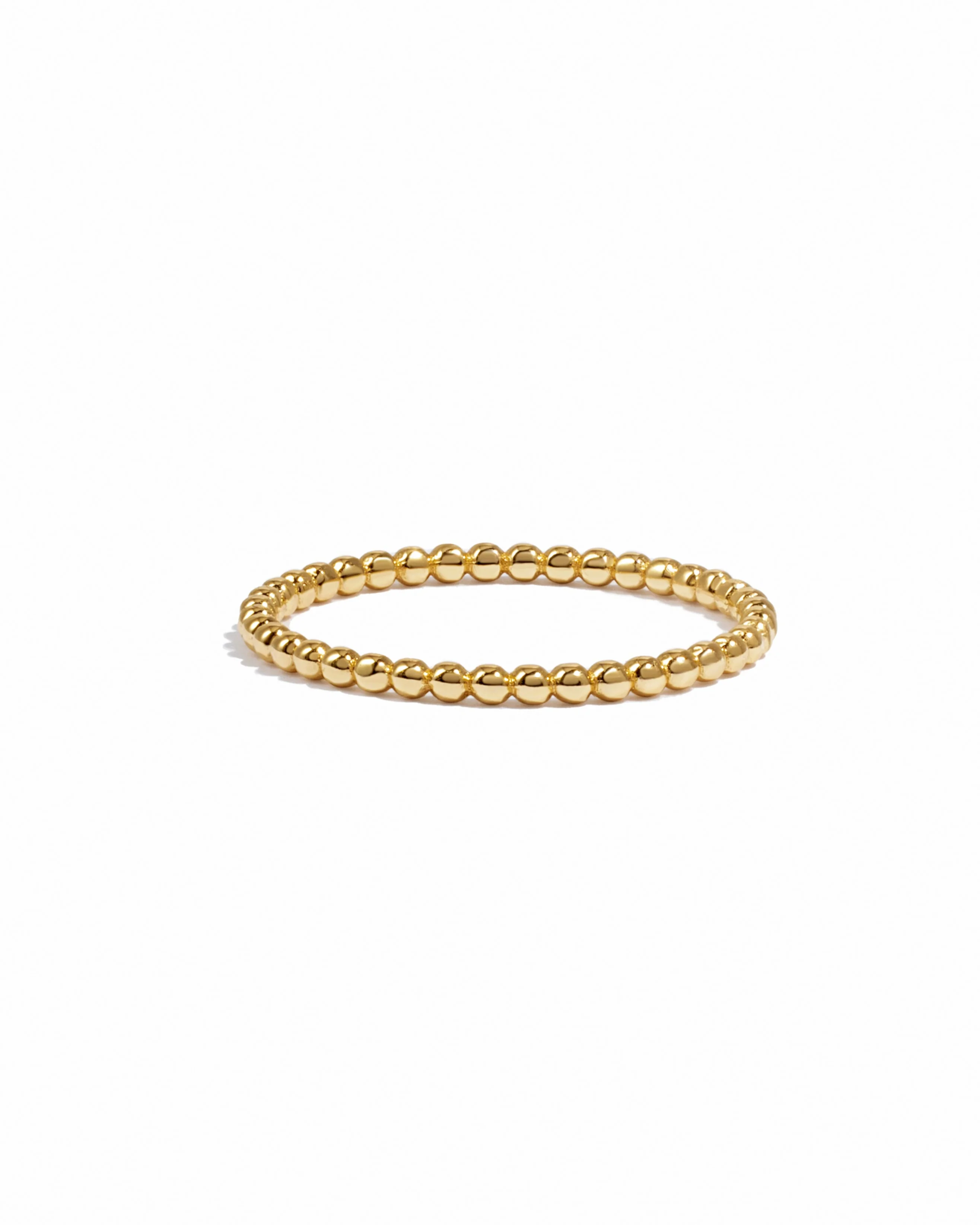 Plain Beaded Ring