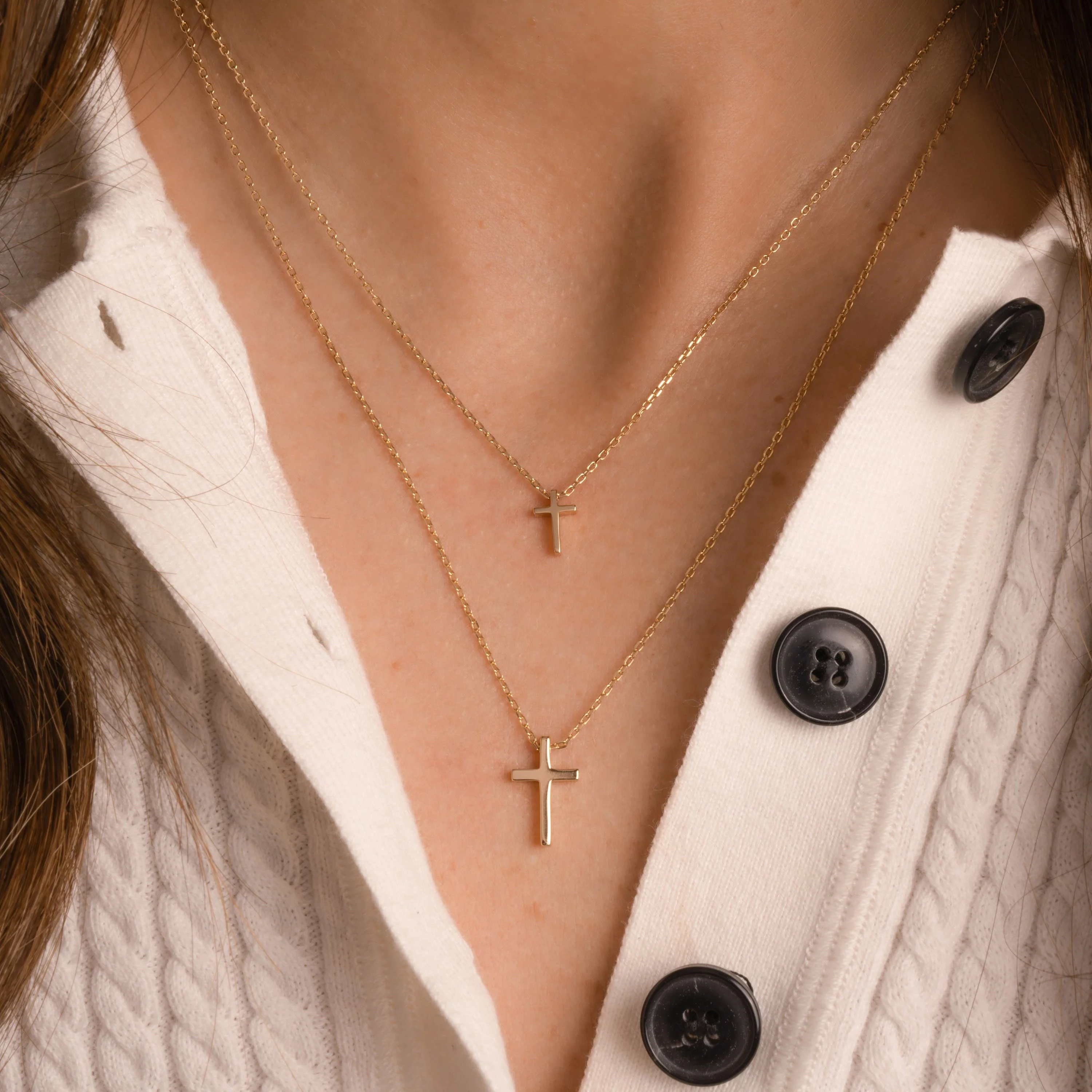 Plain Cross Necklace - Image 2