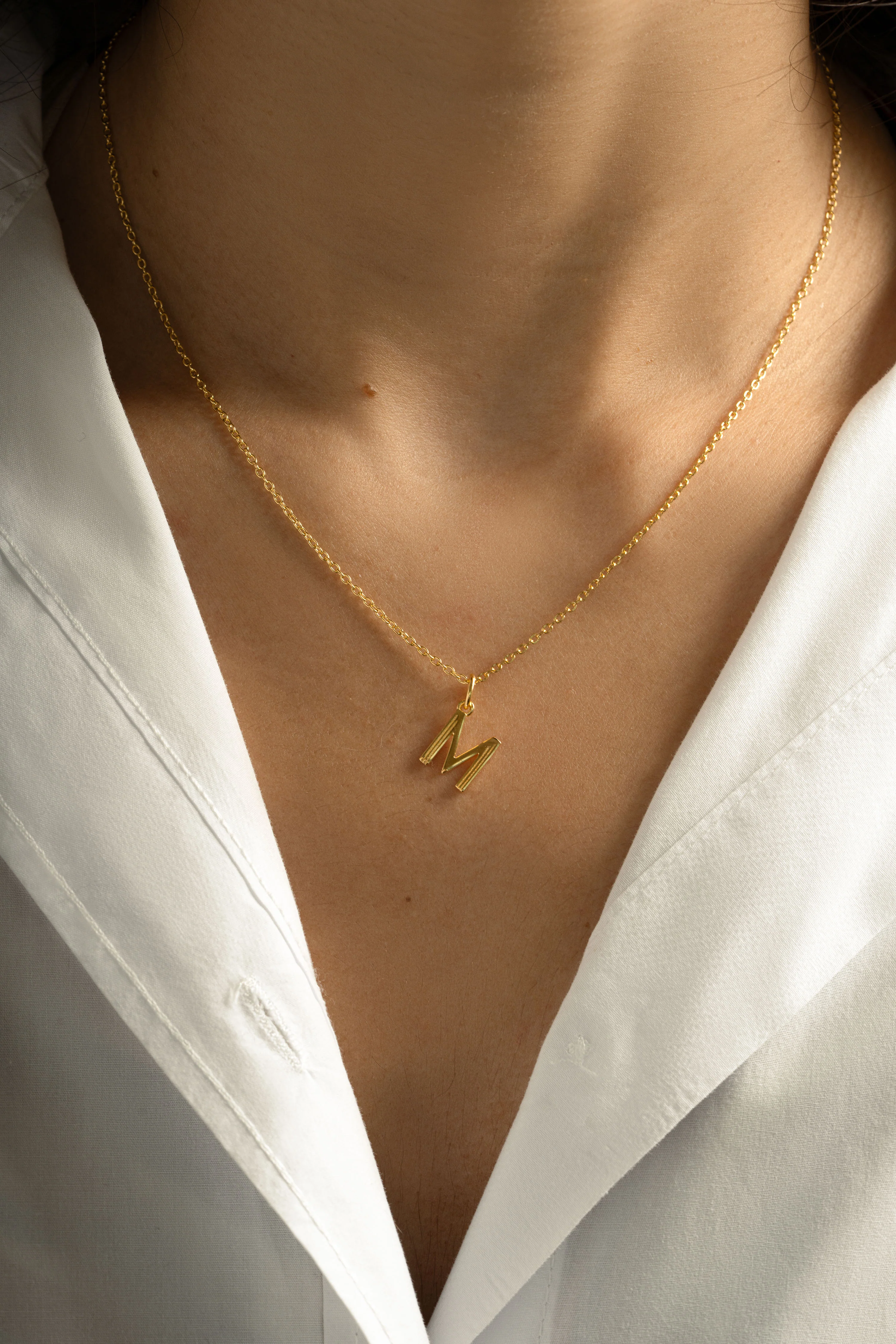 Plain Initial Necklaces - Image 2