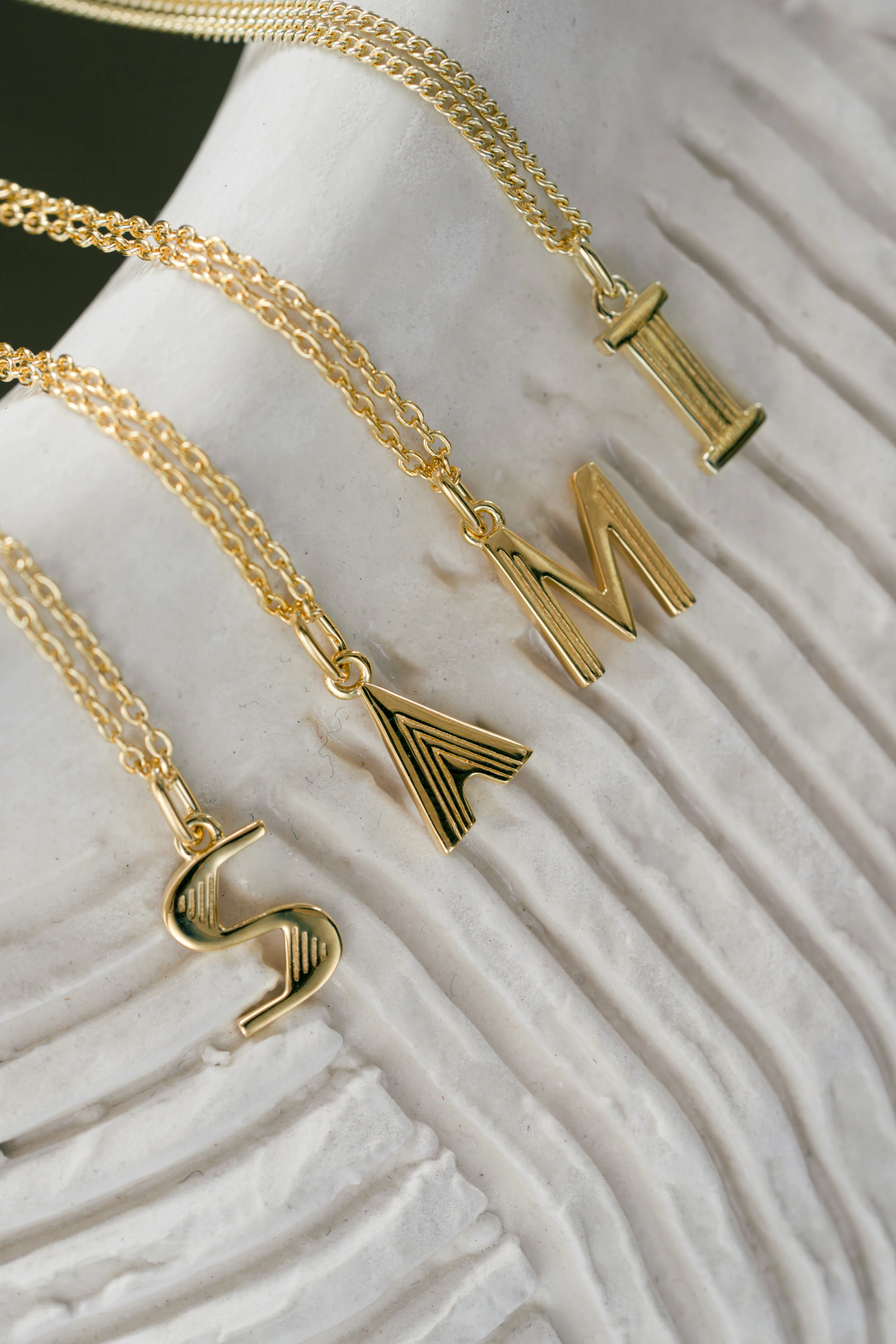Plain Initial Necklaces - Image 6