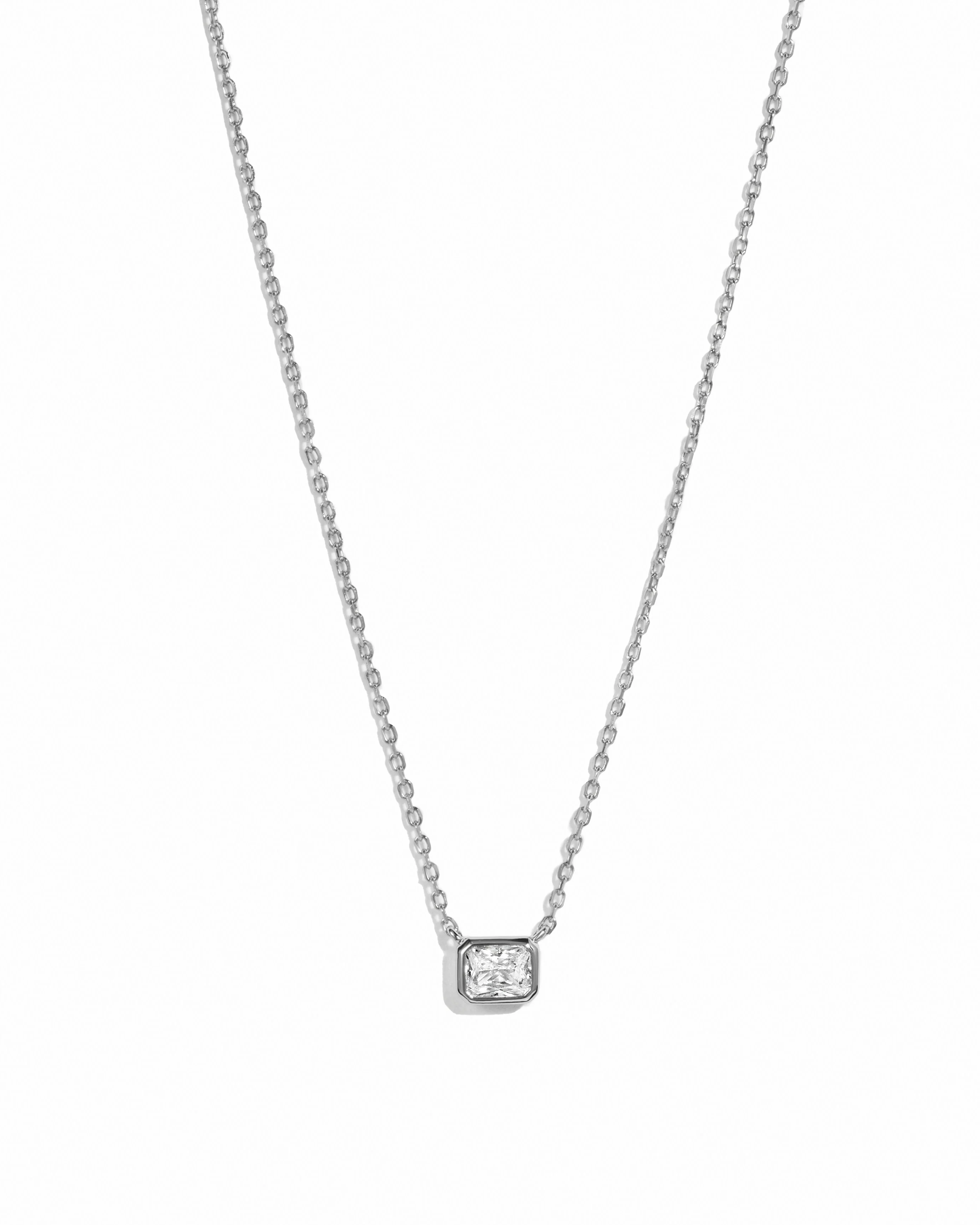 Radiant Bezel Necklace - Image 11