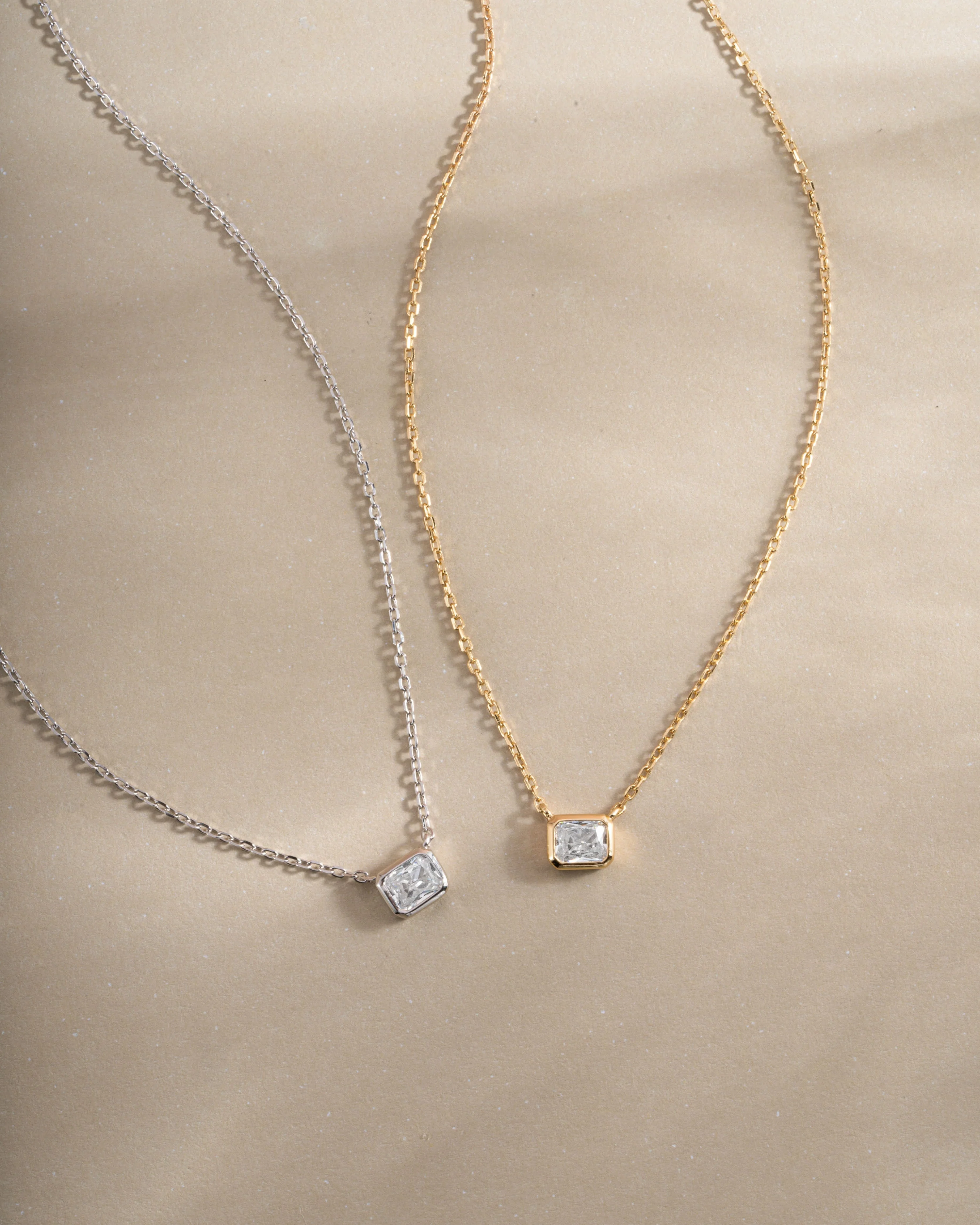 Radiant Bezel Necklace - Image 3