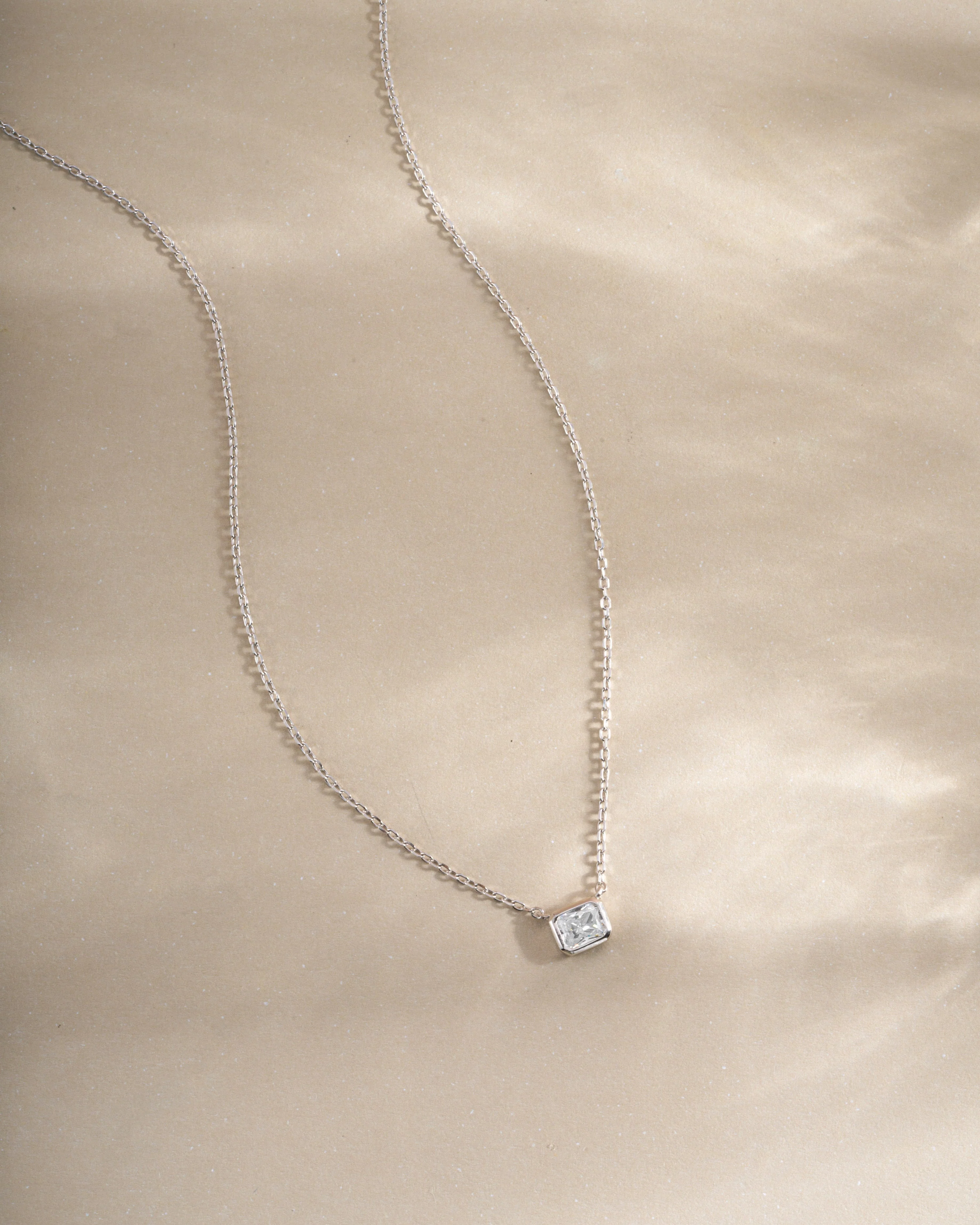 Radiant Bezel Necklace - Image 9