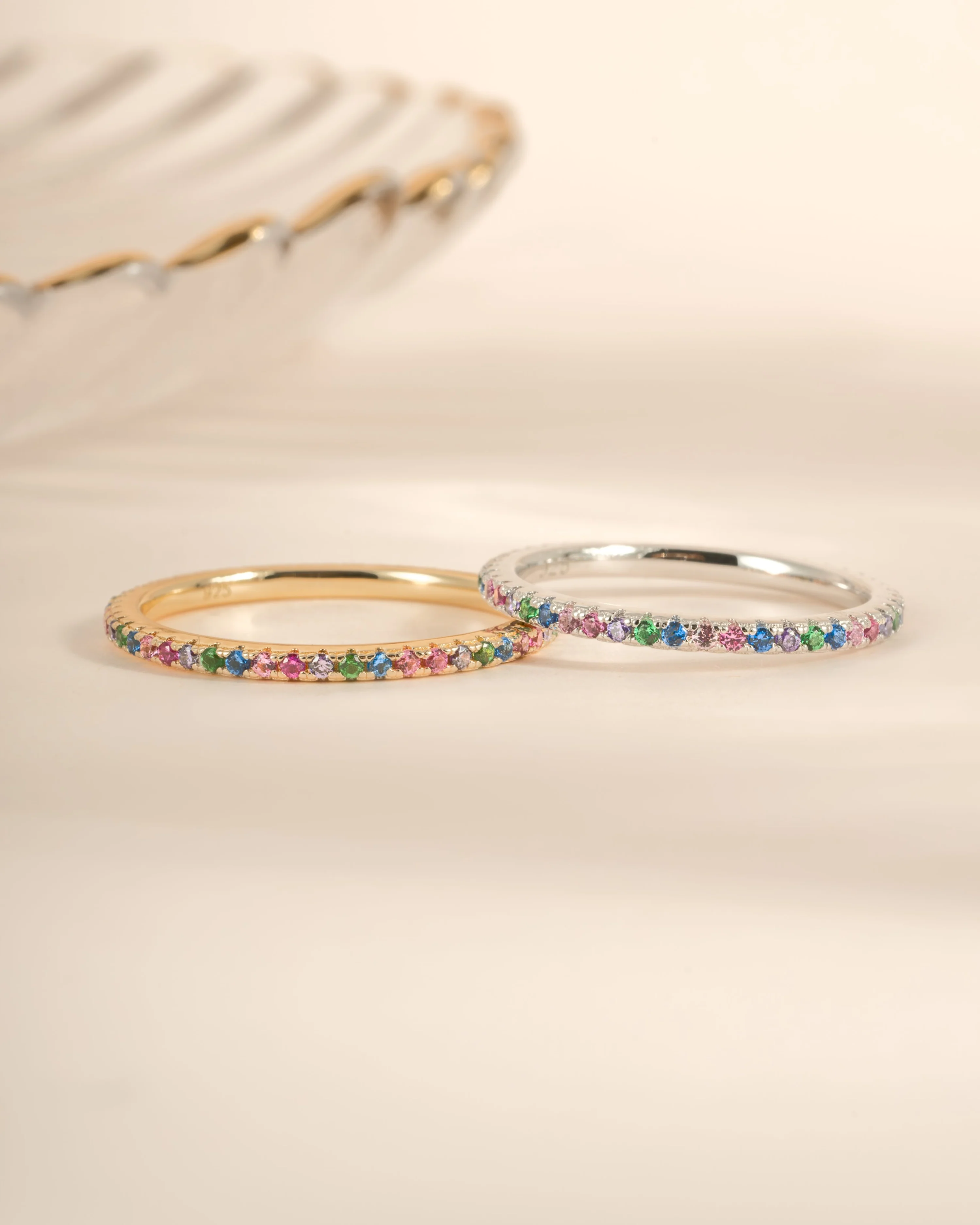 Rainbow Eternity Ring - Image 3