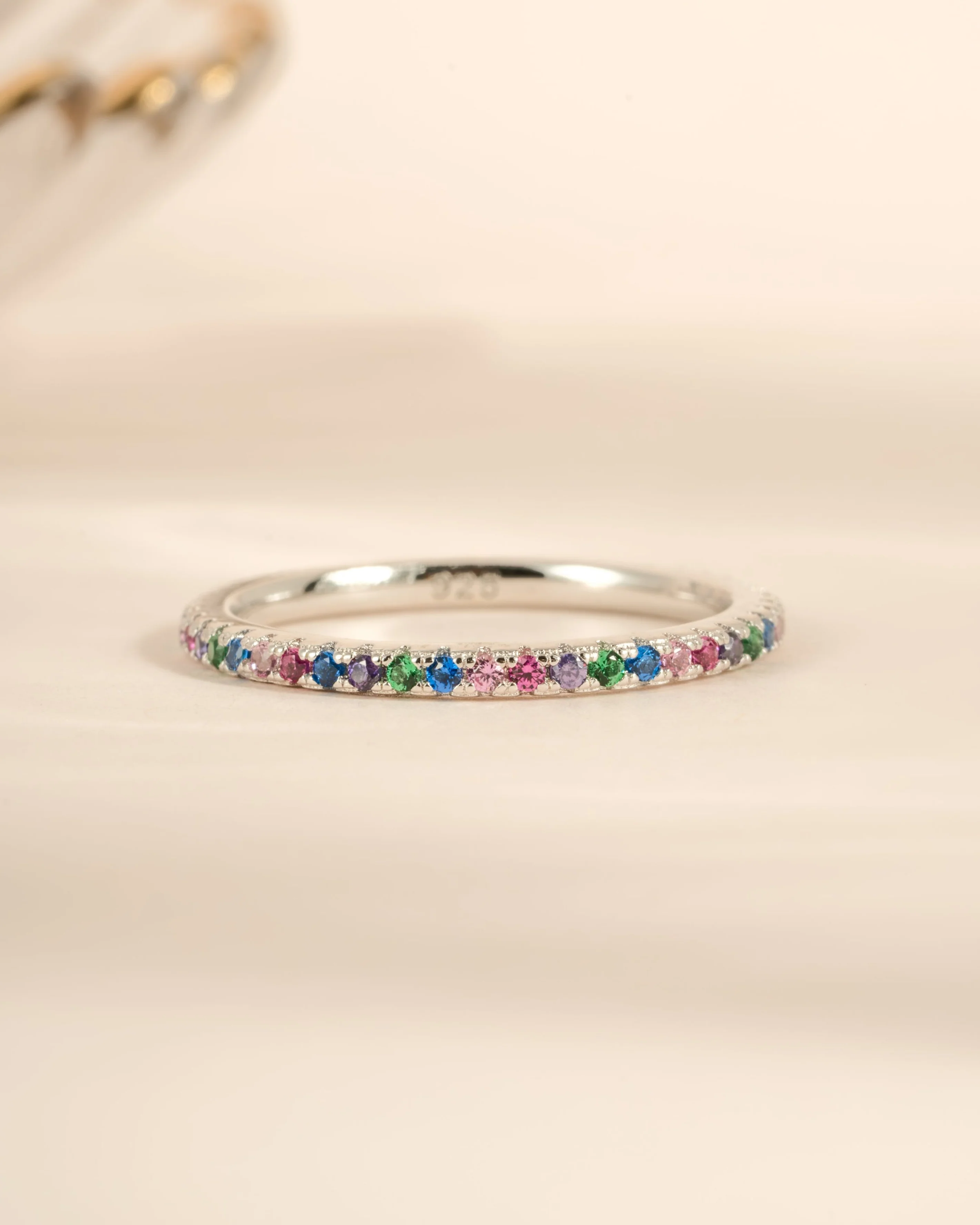 Rainbow Eternity Ring - Image 6