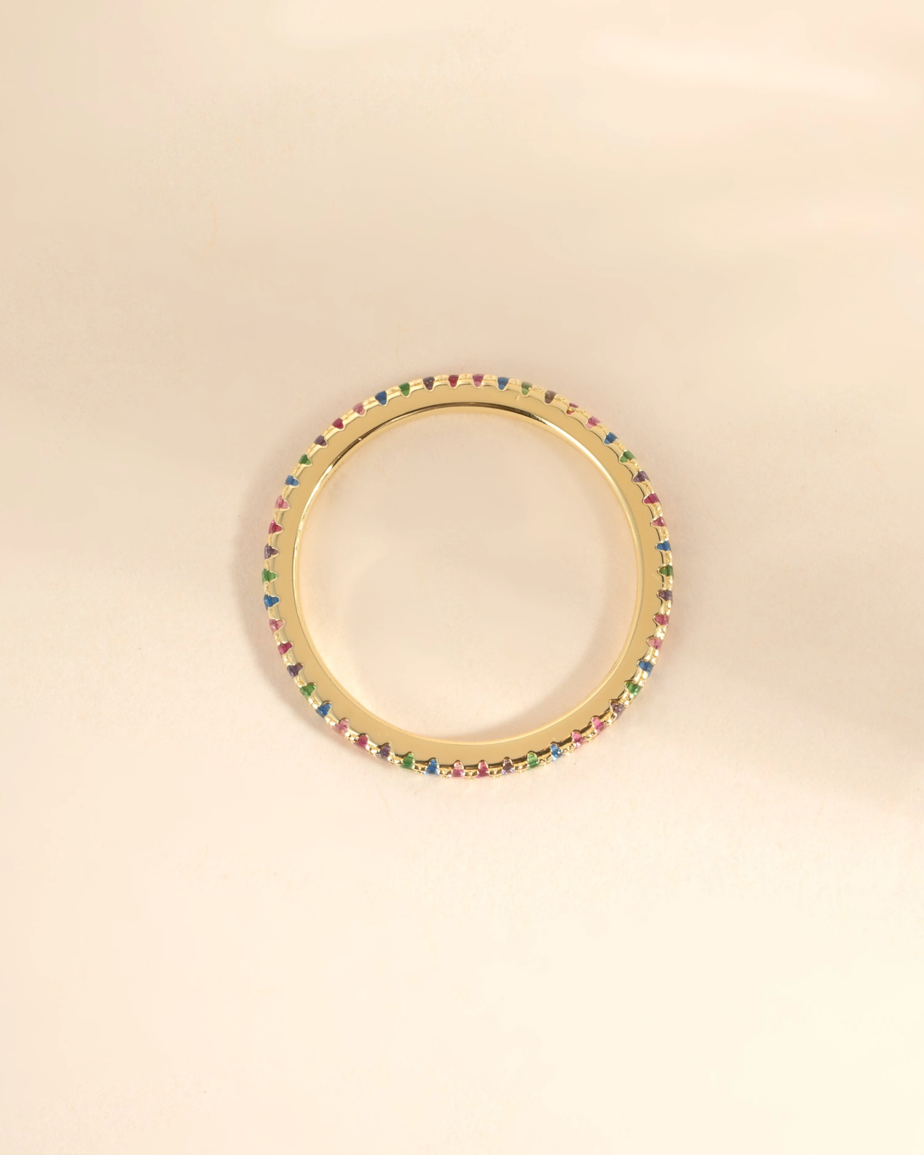 Rainbow Eternity Ring - Image 7