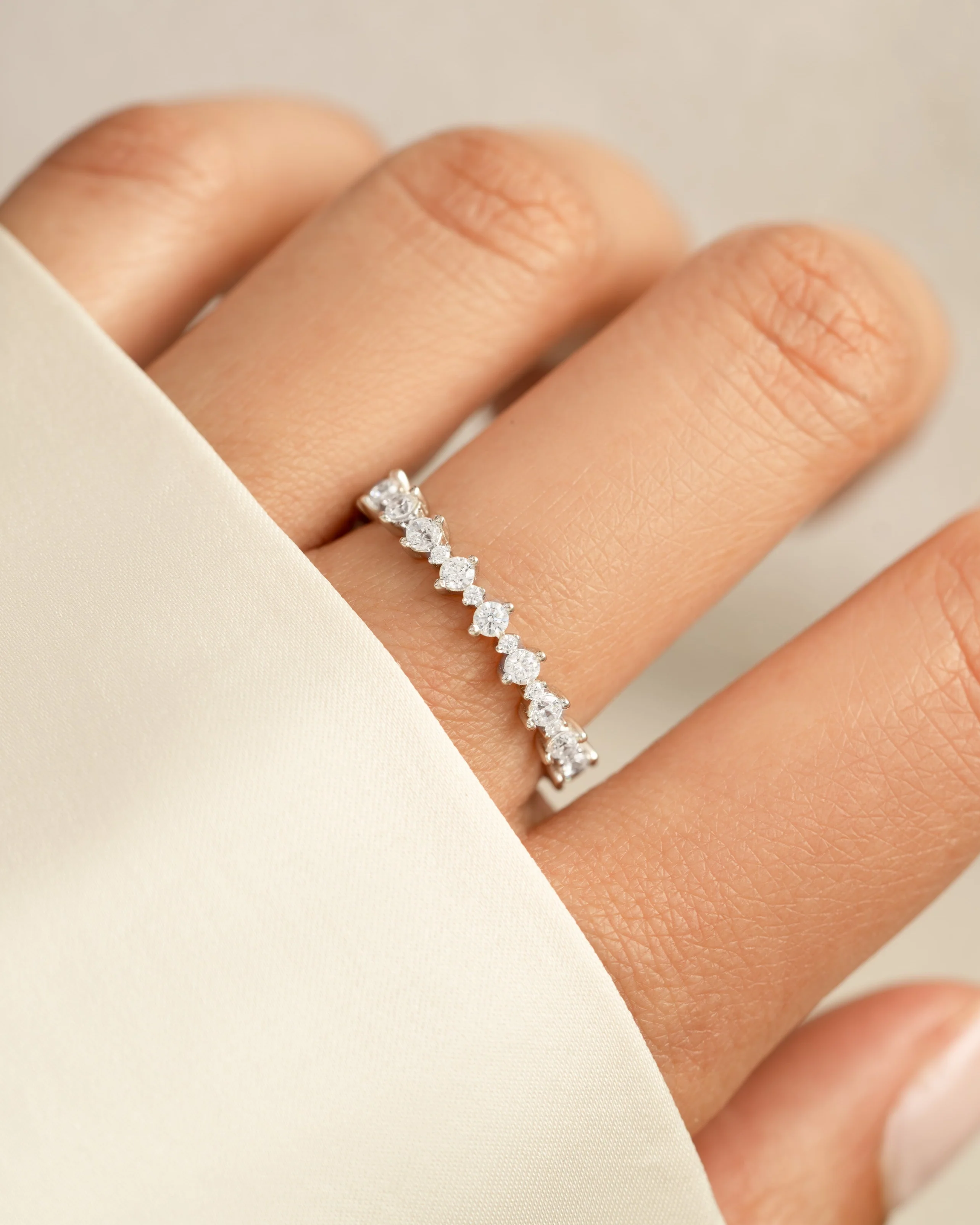 Rebecca Eternity Ring - Image 4