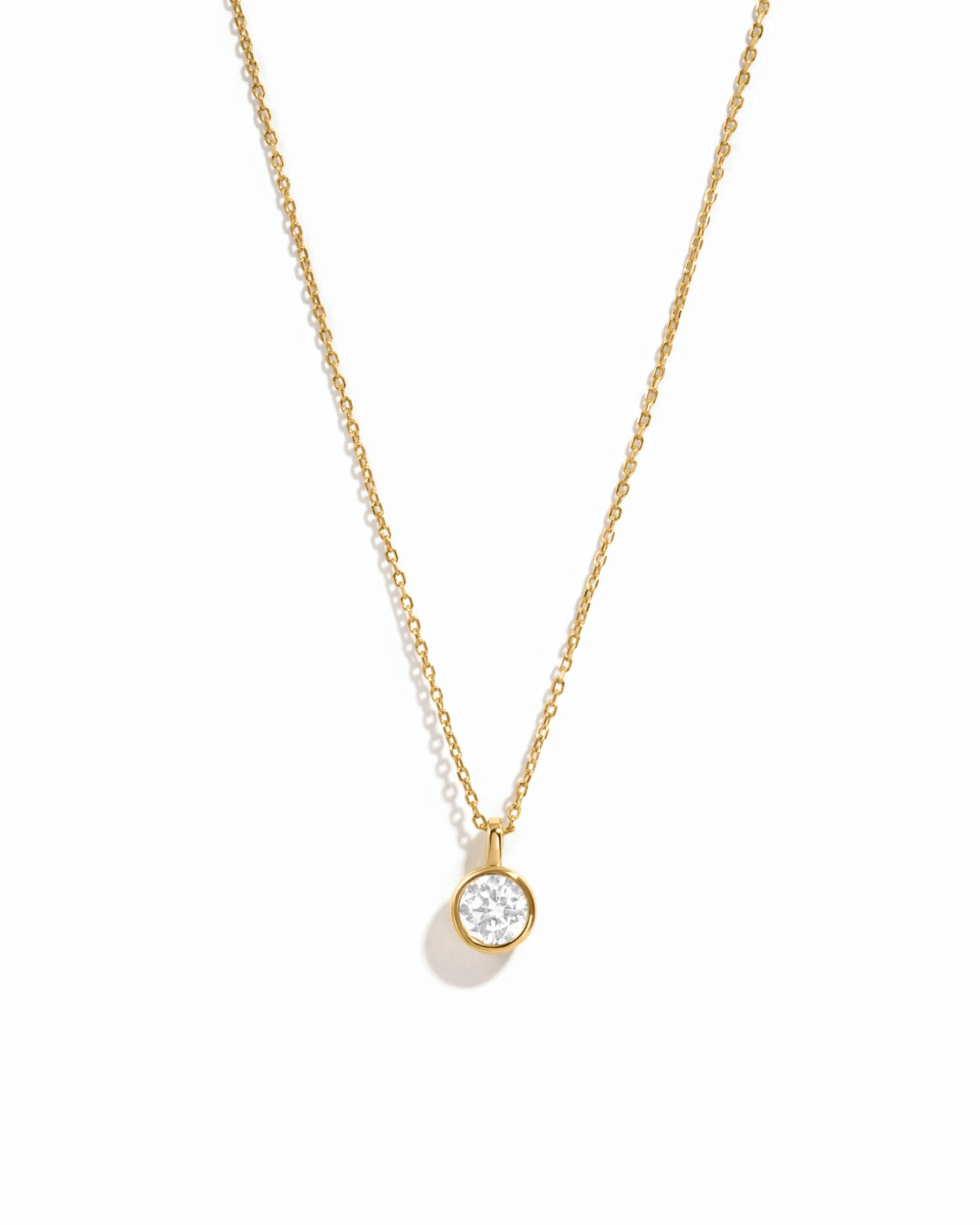 Round Bezel Necklace