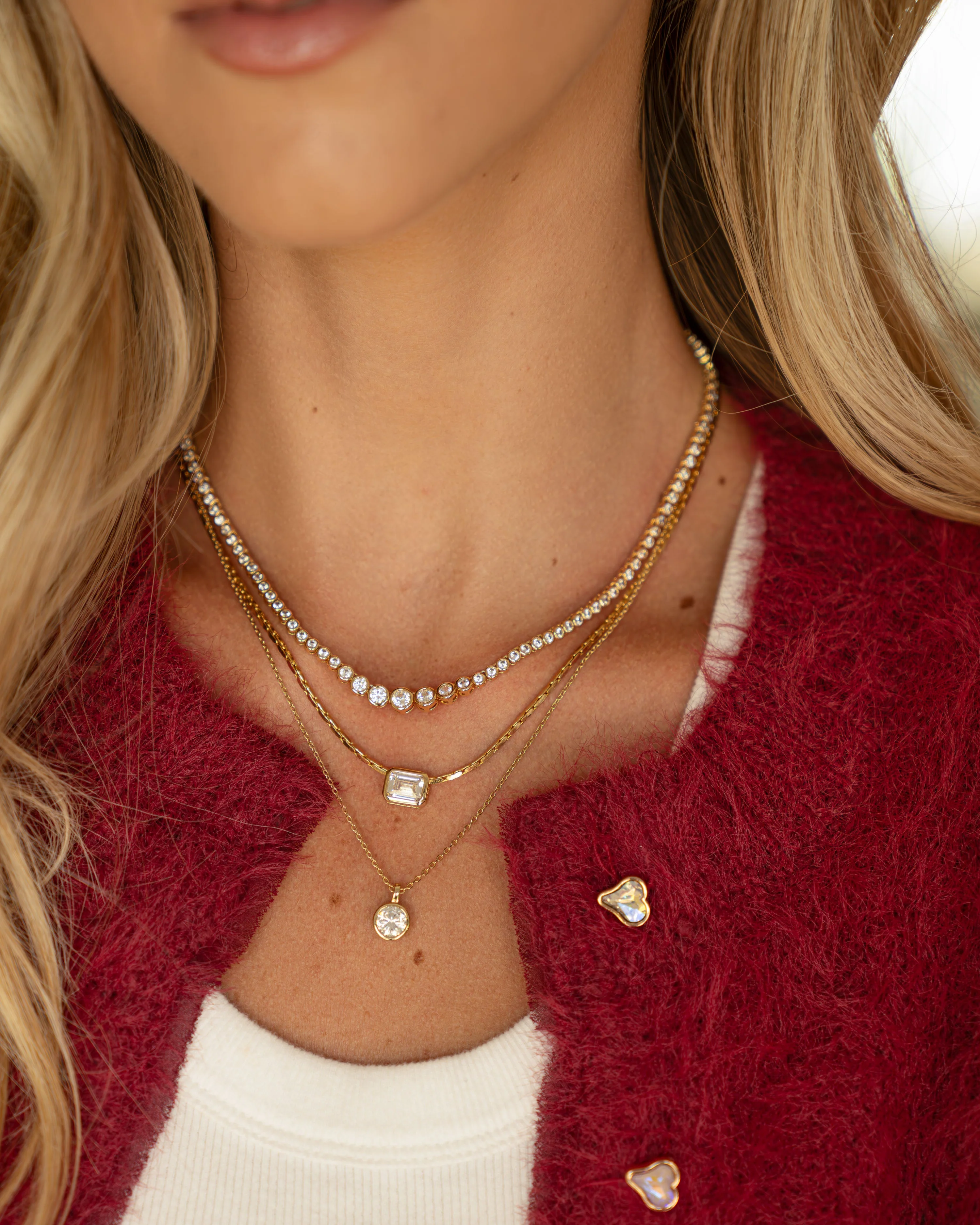 Round Bezel Necklace - Image 10