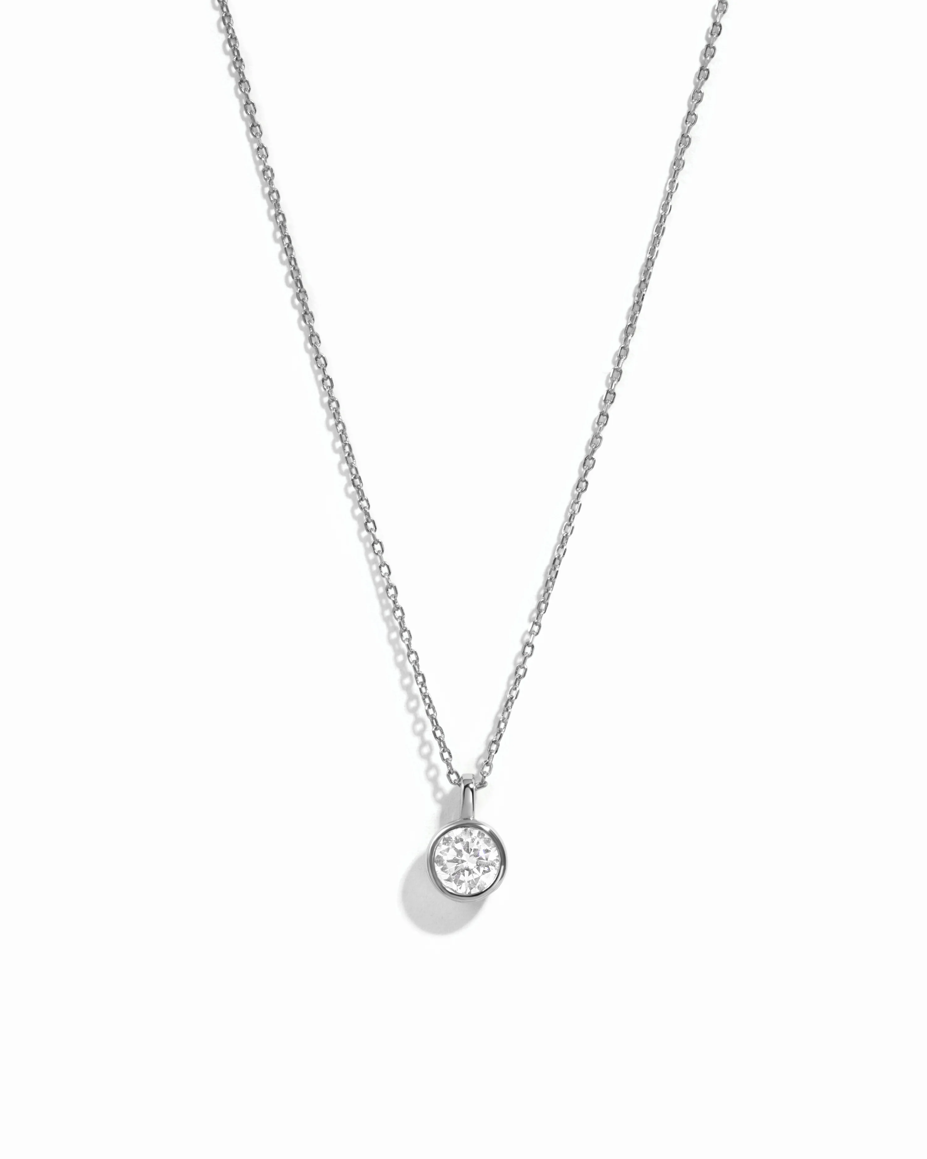Round Bezel Necklace - Image 3