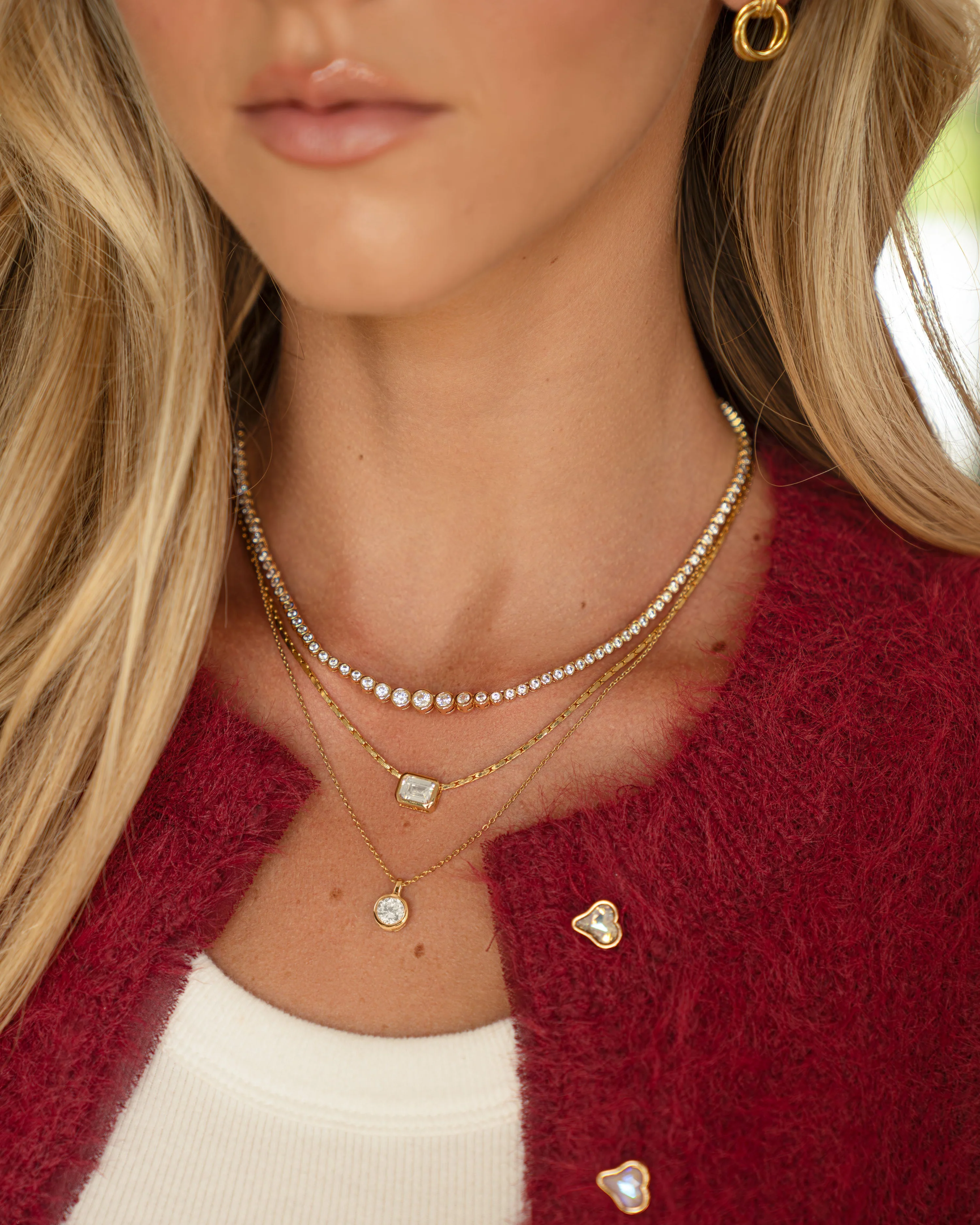 Round Bezel Necklace - Image 7