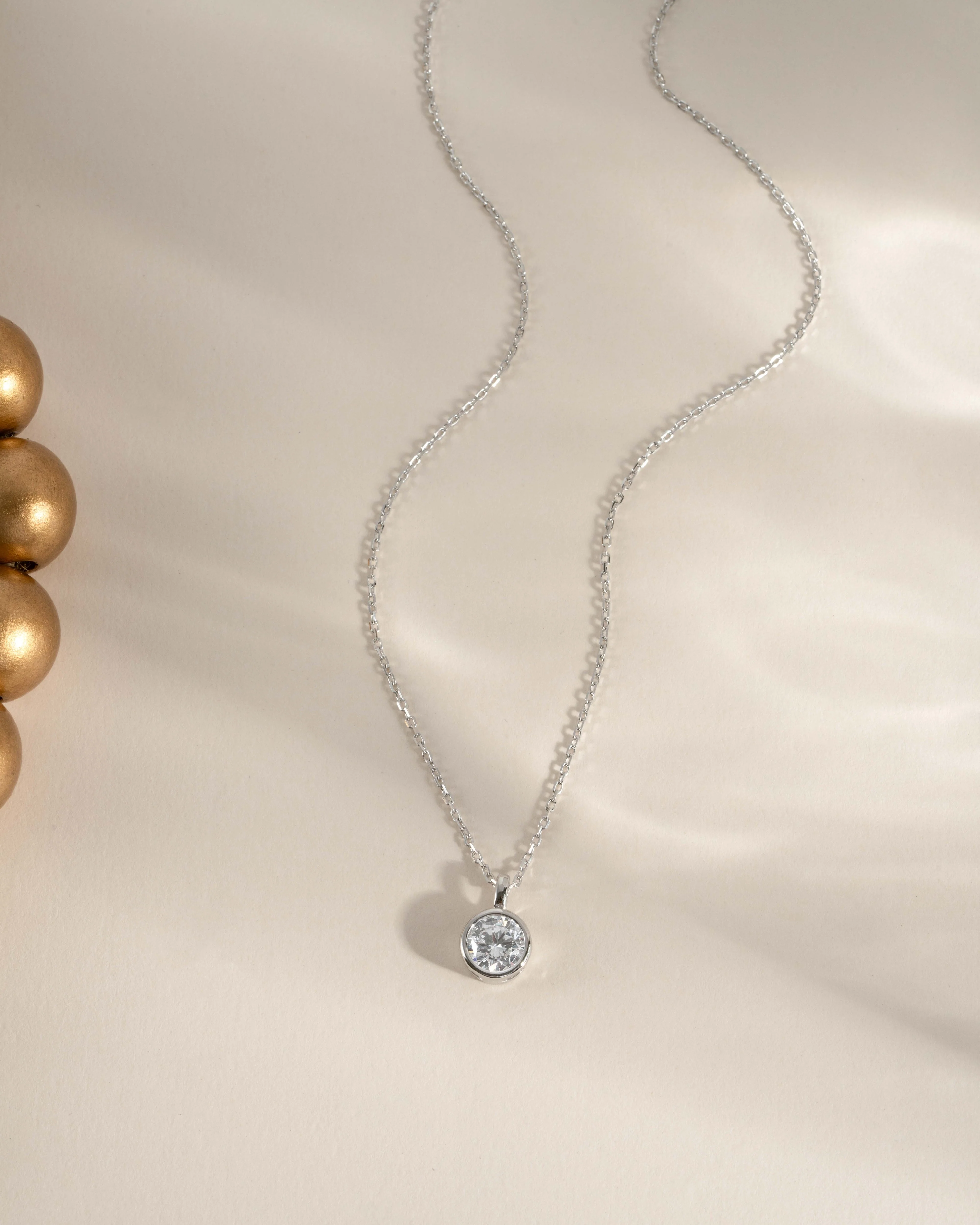 Round Bezel Necklace - Image 8