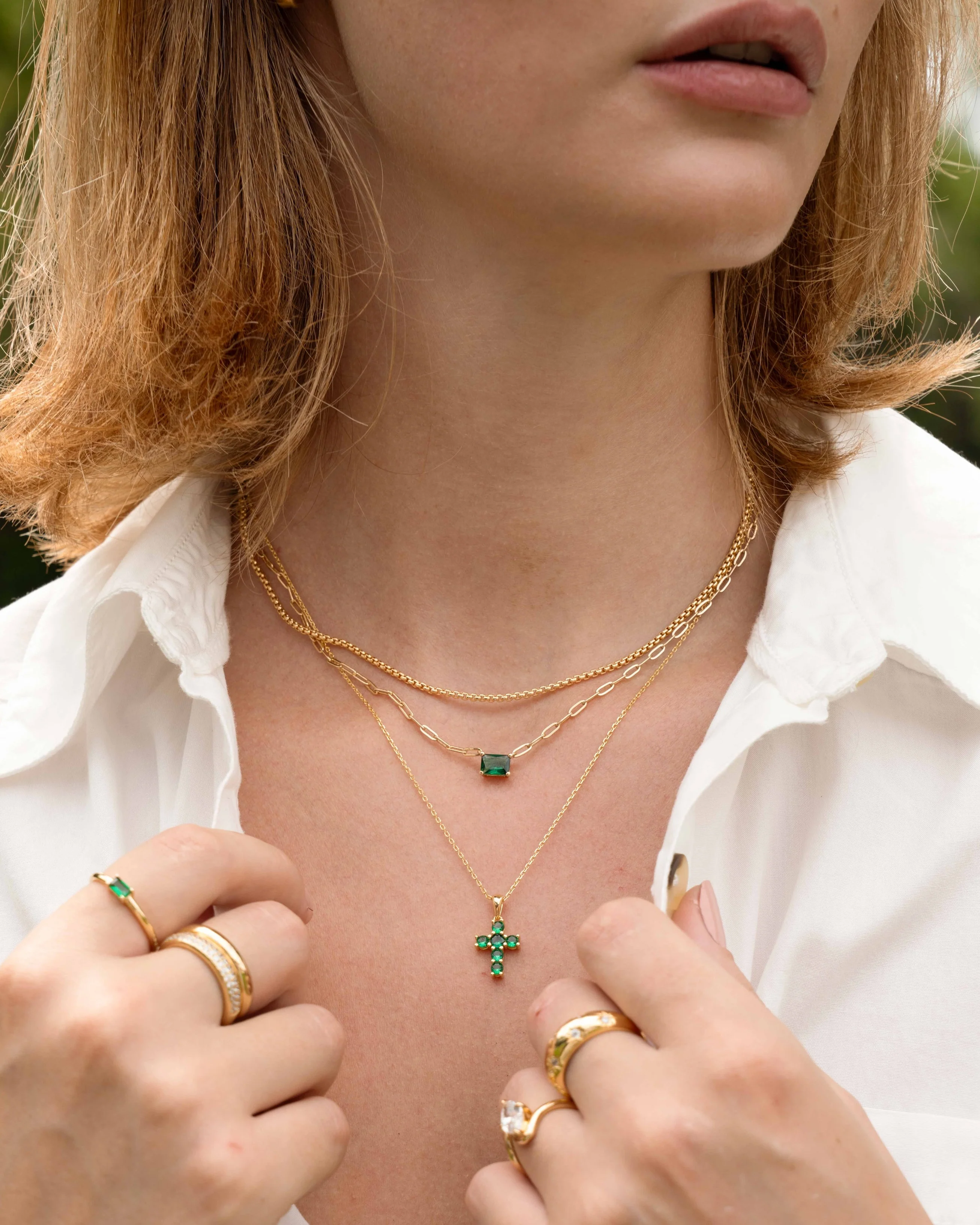 Rounded Box Chain Necklace - Image 8