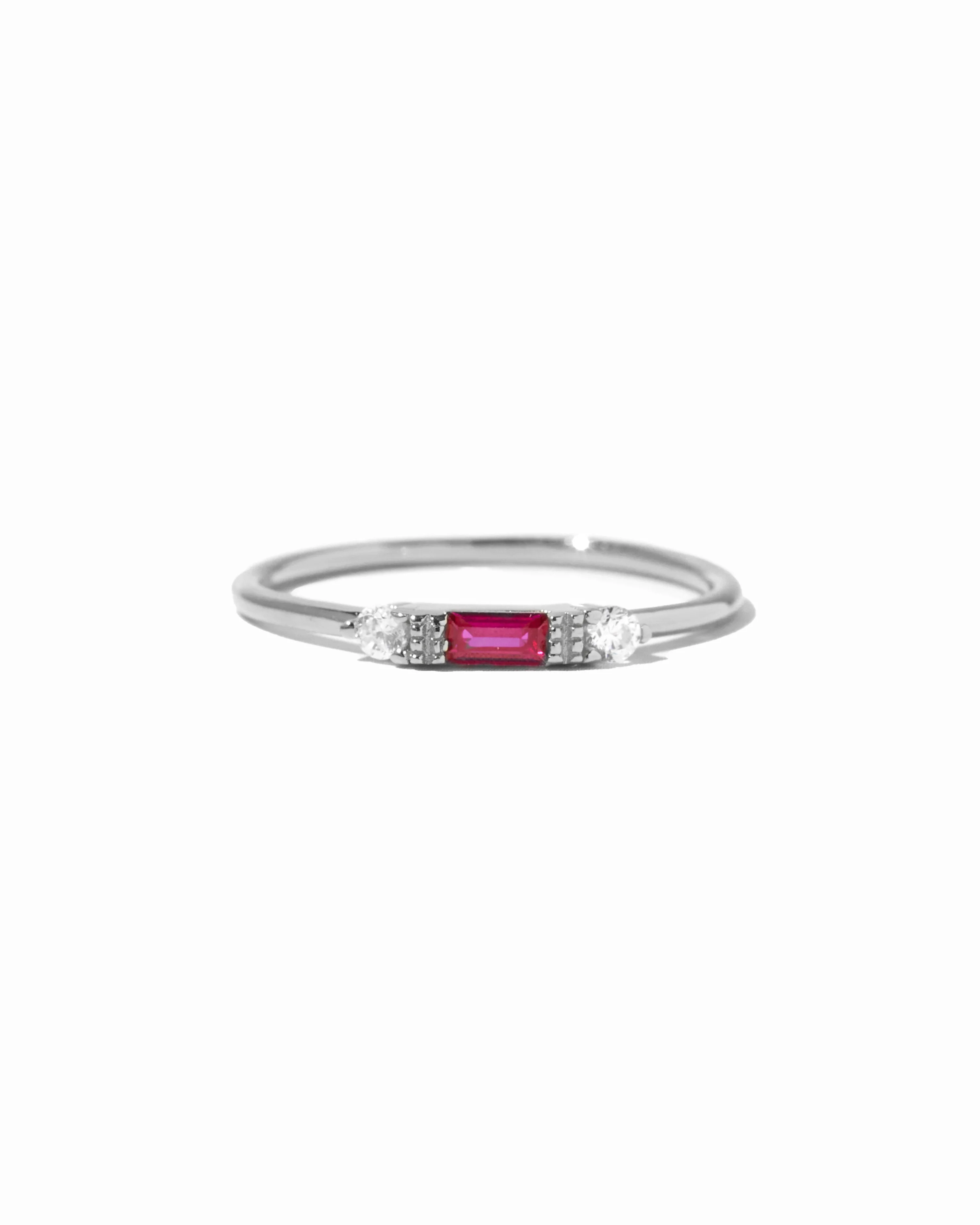Ruby Baguette Ring - Image 11